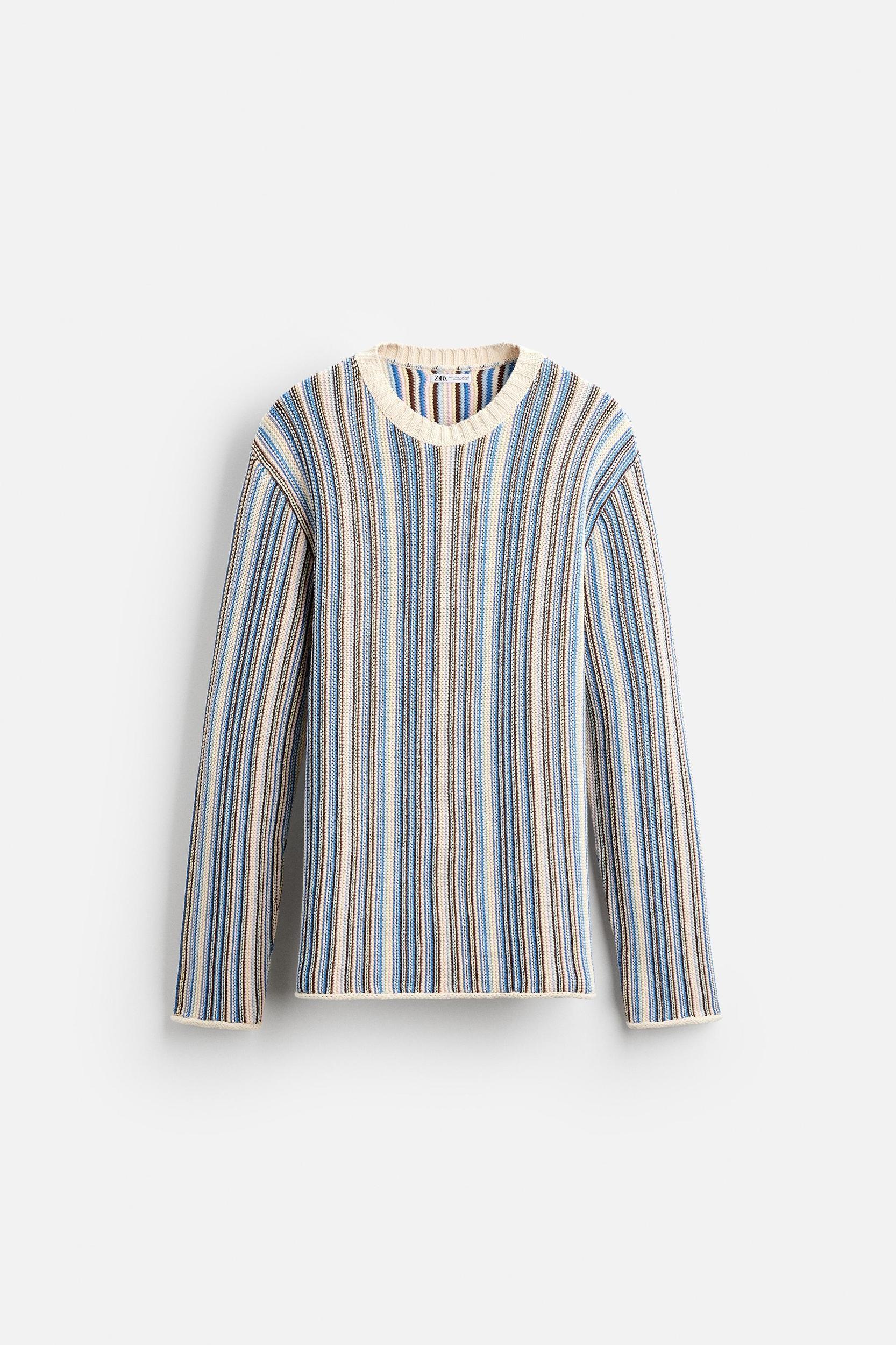 STRIPED JACQUARD SWEATER Product Image