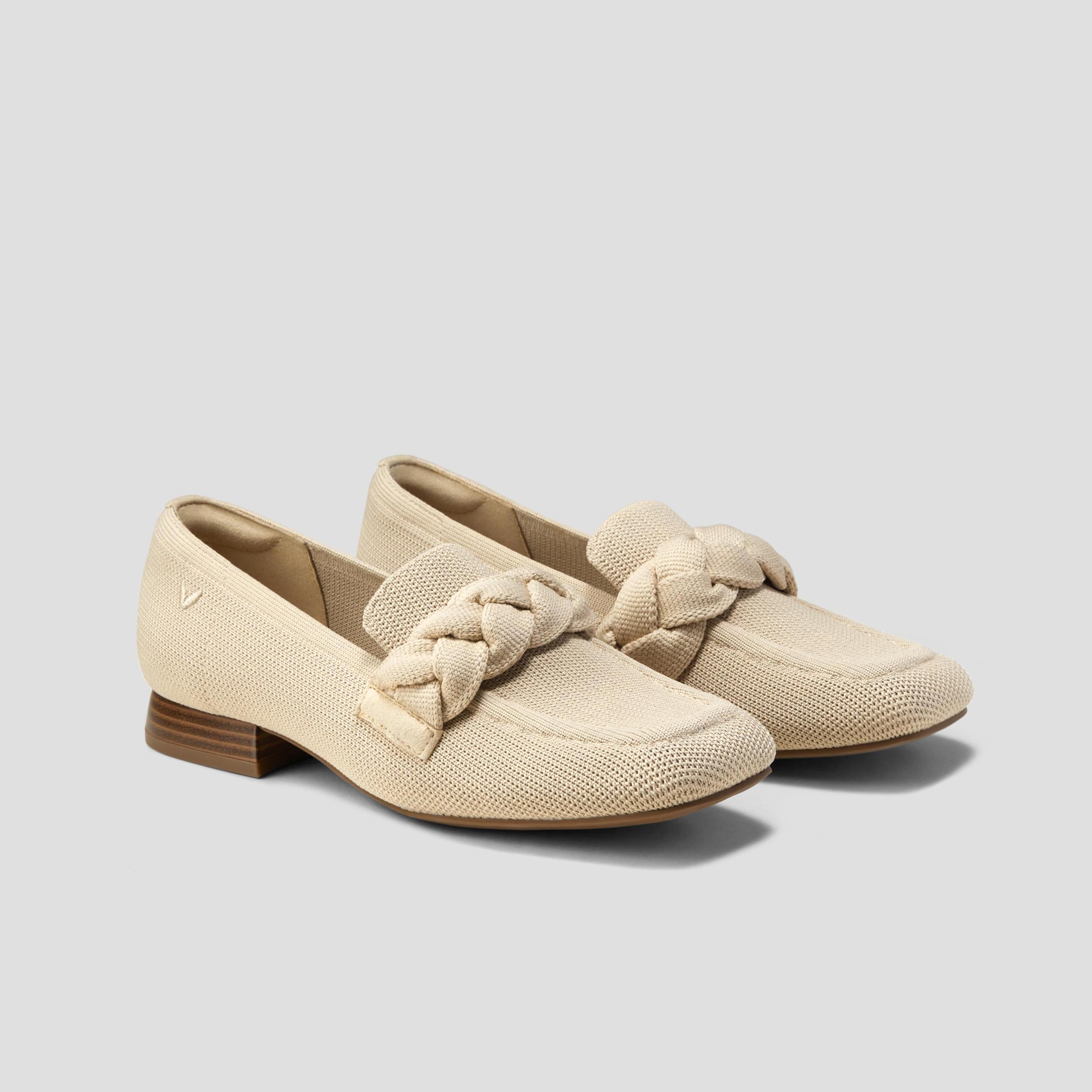 Square-Toe Knot Loafers (Caitlin 2.0) Product Image