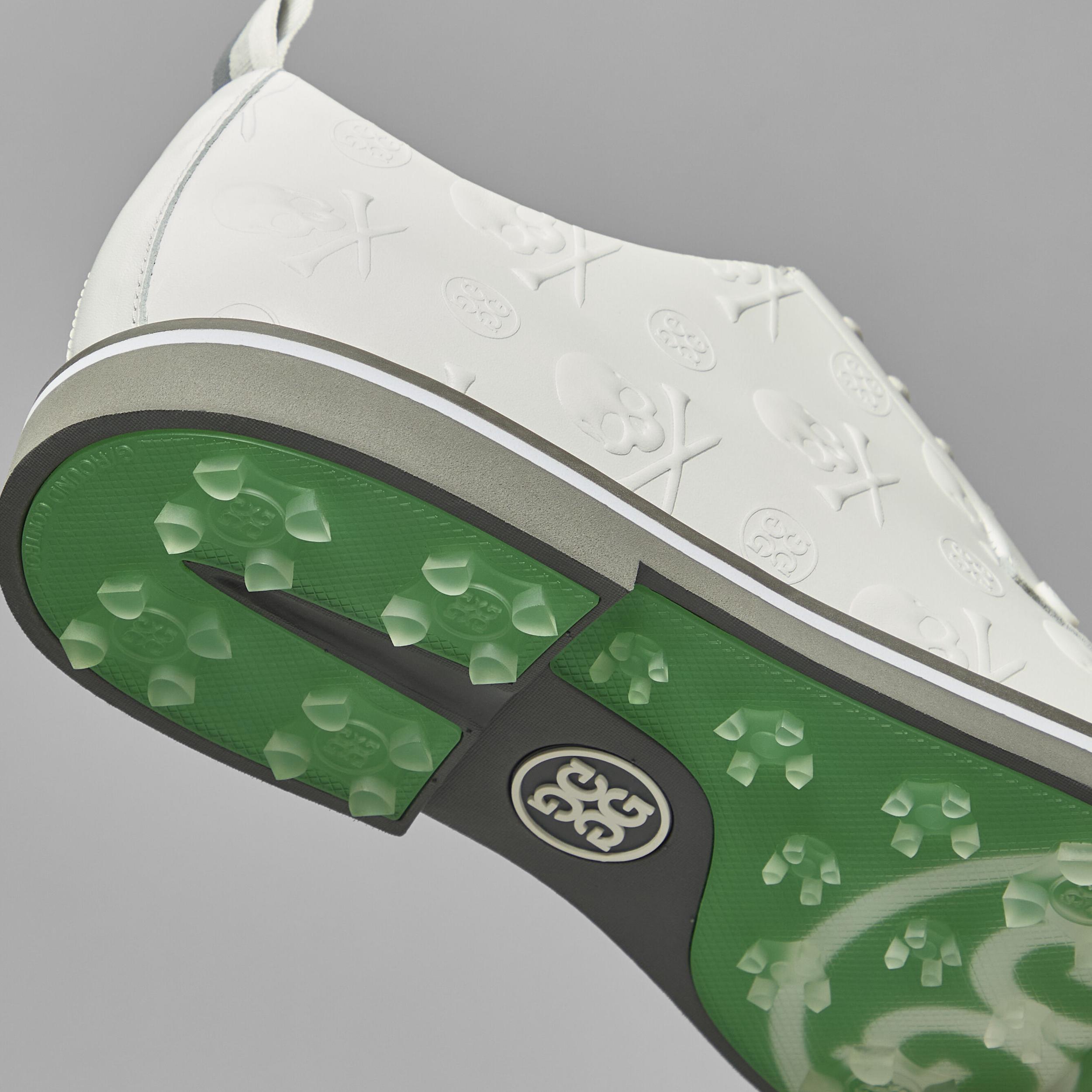 MEN'S GALLIVANTER EMBOSSED SKULL & TEES LEATHER GOLF SHOE Product Image
