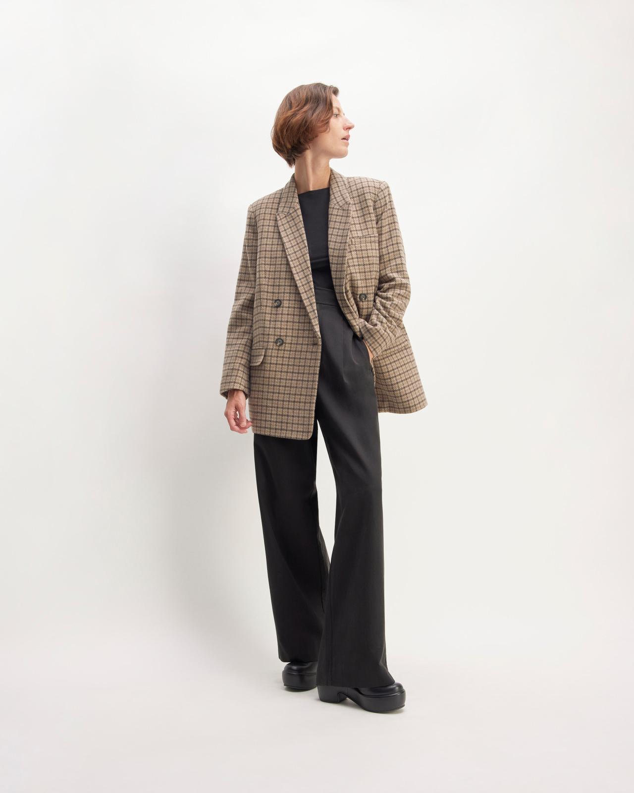 The ReWool® Double-Breasted Blazer Product Image
