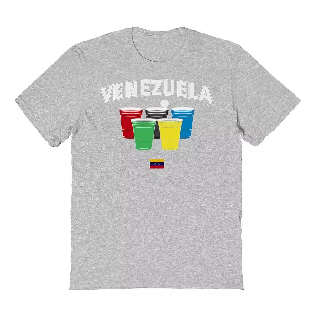 Men's Venezuela Solo Cups Graphic Tee, Size: XXL, Sport Gray Product Image