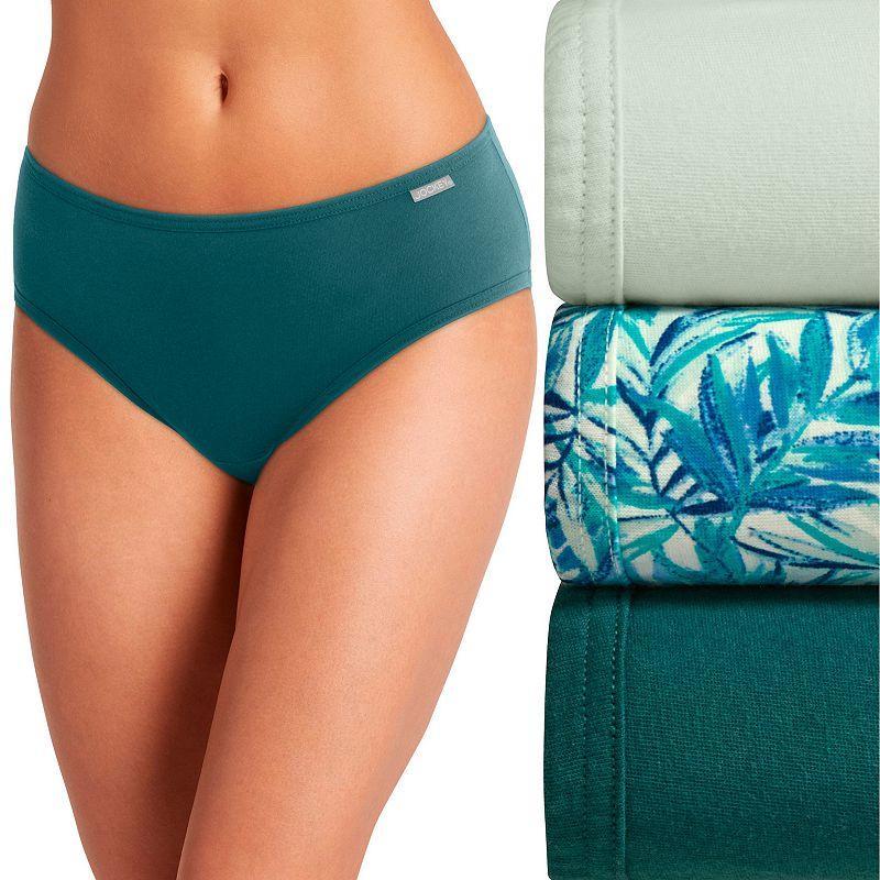 Women's Jockey® Elance 3-Pack Hipster Panty Set 1488, Size: 6, Pretty Meadow Team Product Image