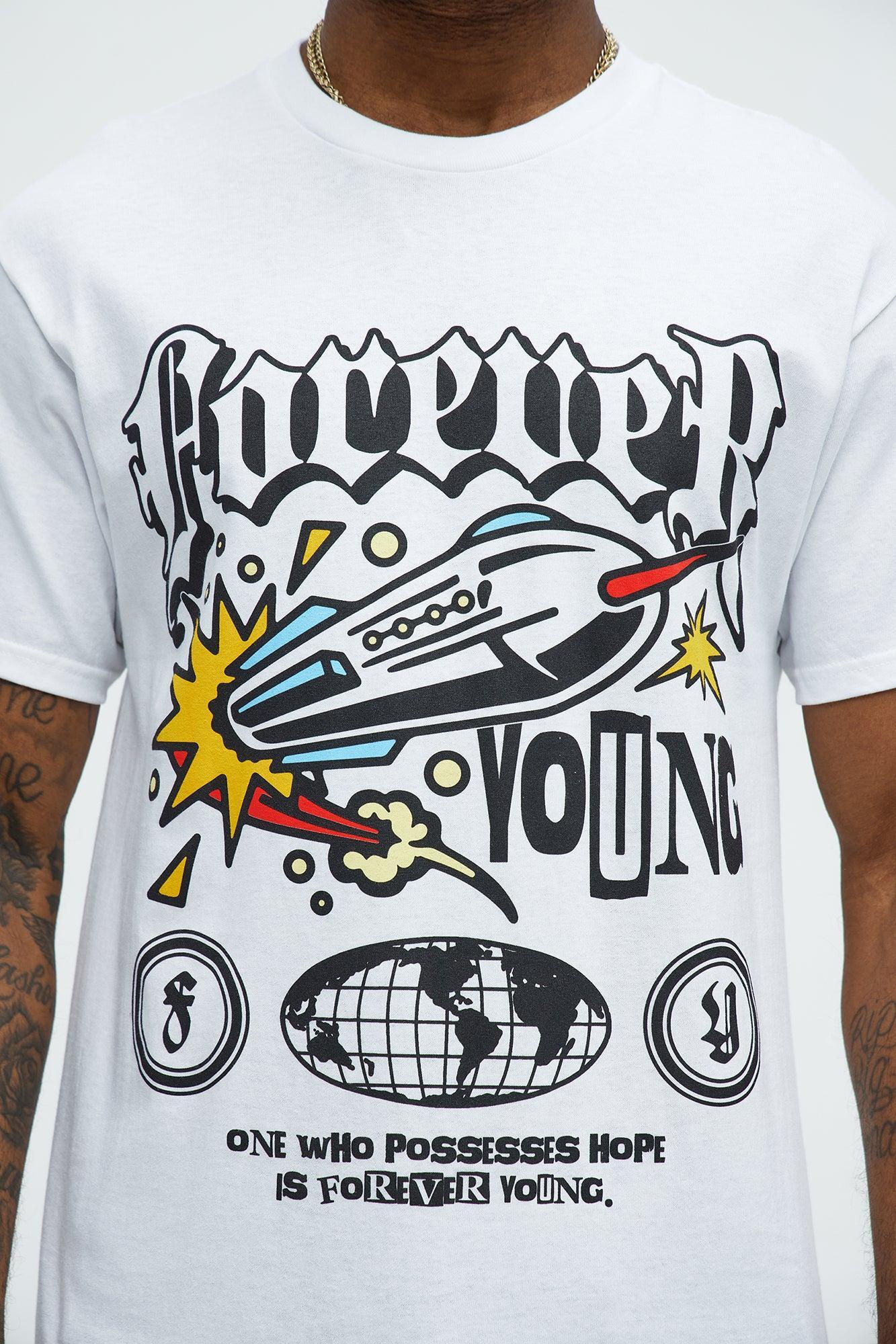 That's Forever Young Short Sleeve Tee - White Product Image