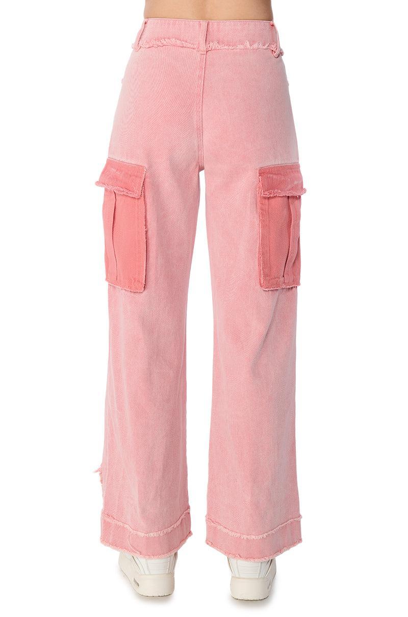 ABOVE AVERAGE WIDE LEG DENIM PANTS Product Image