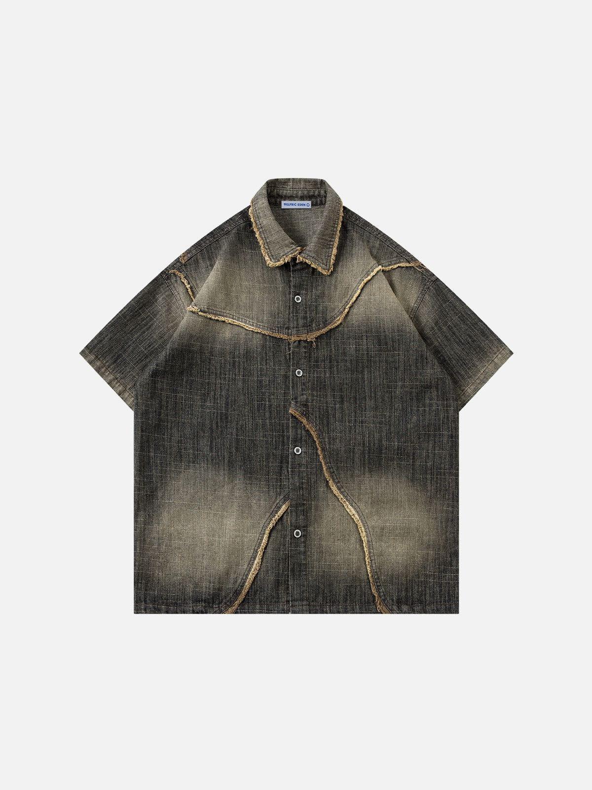 Aelfric Eden Fringe Washed Short Sleeve Shirt Product Image