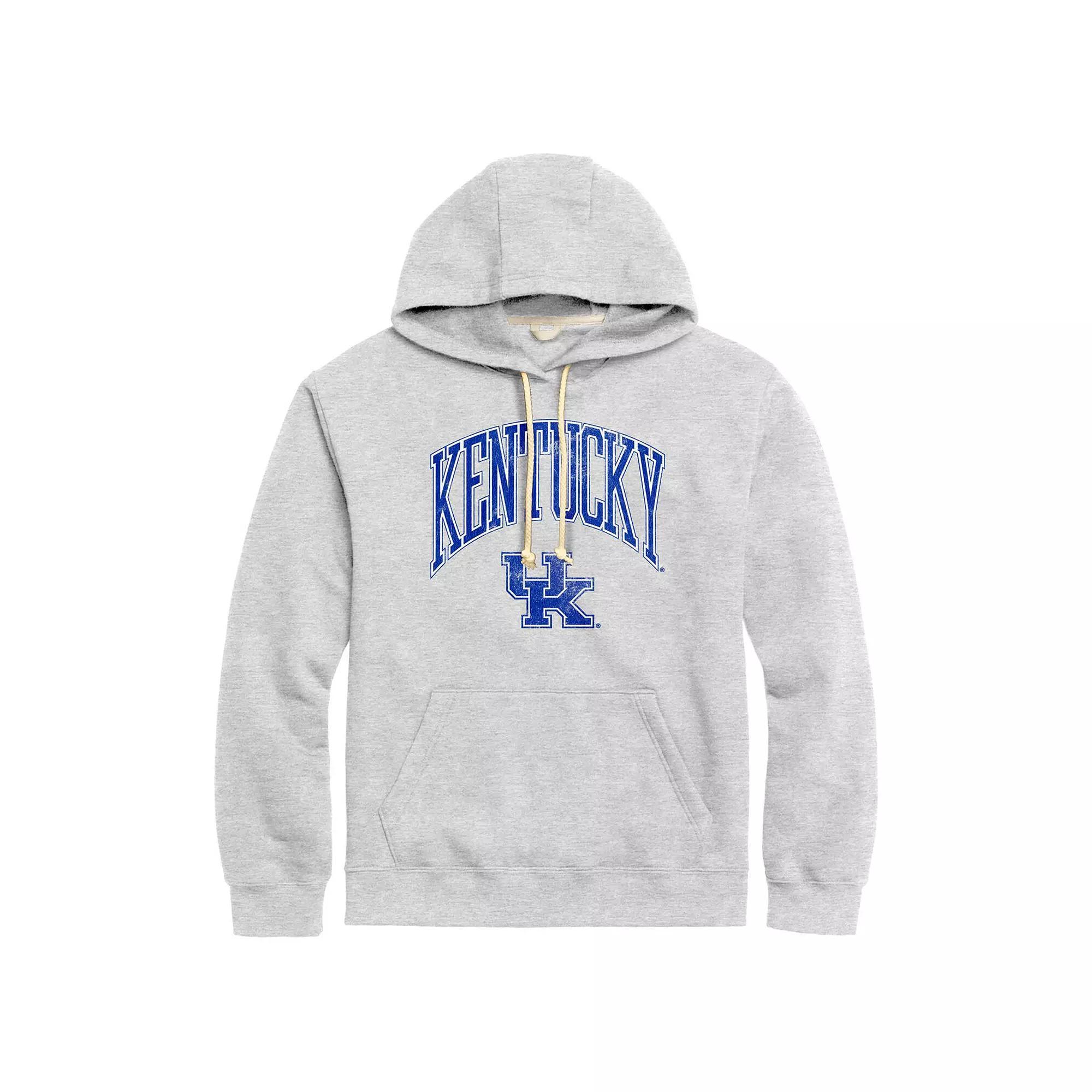 Men's League Collegiate Wear  Heather Gray Kentucky Wildcats Tall Arch Essential Pullover Hoodie, Size: Large, Grey Product Image