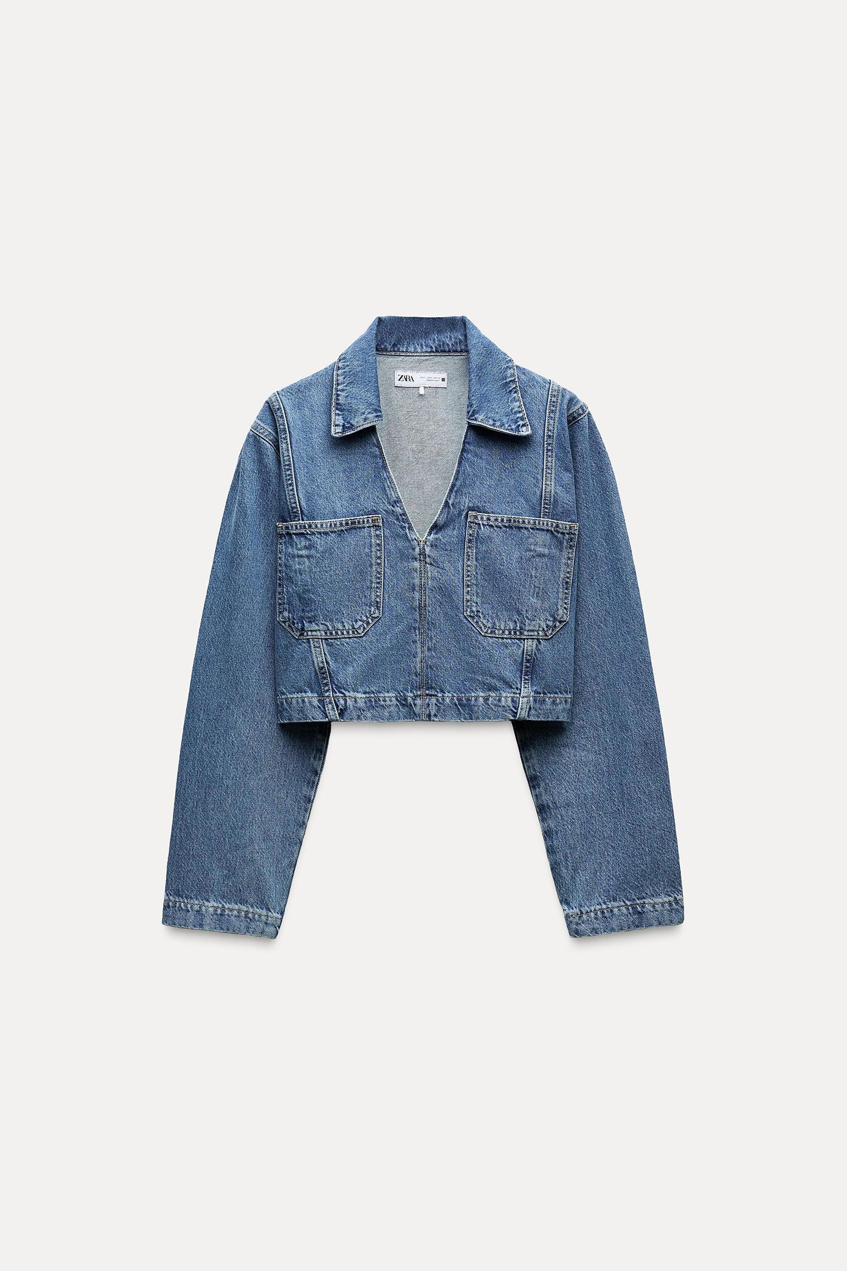 Z1975 CROPPED DENIM SHIRT Product Image