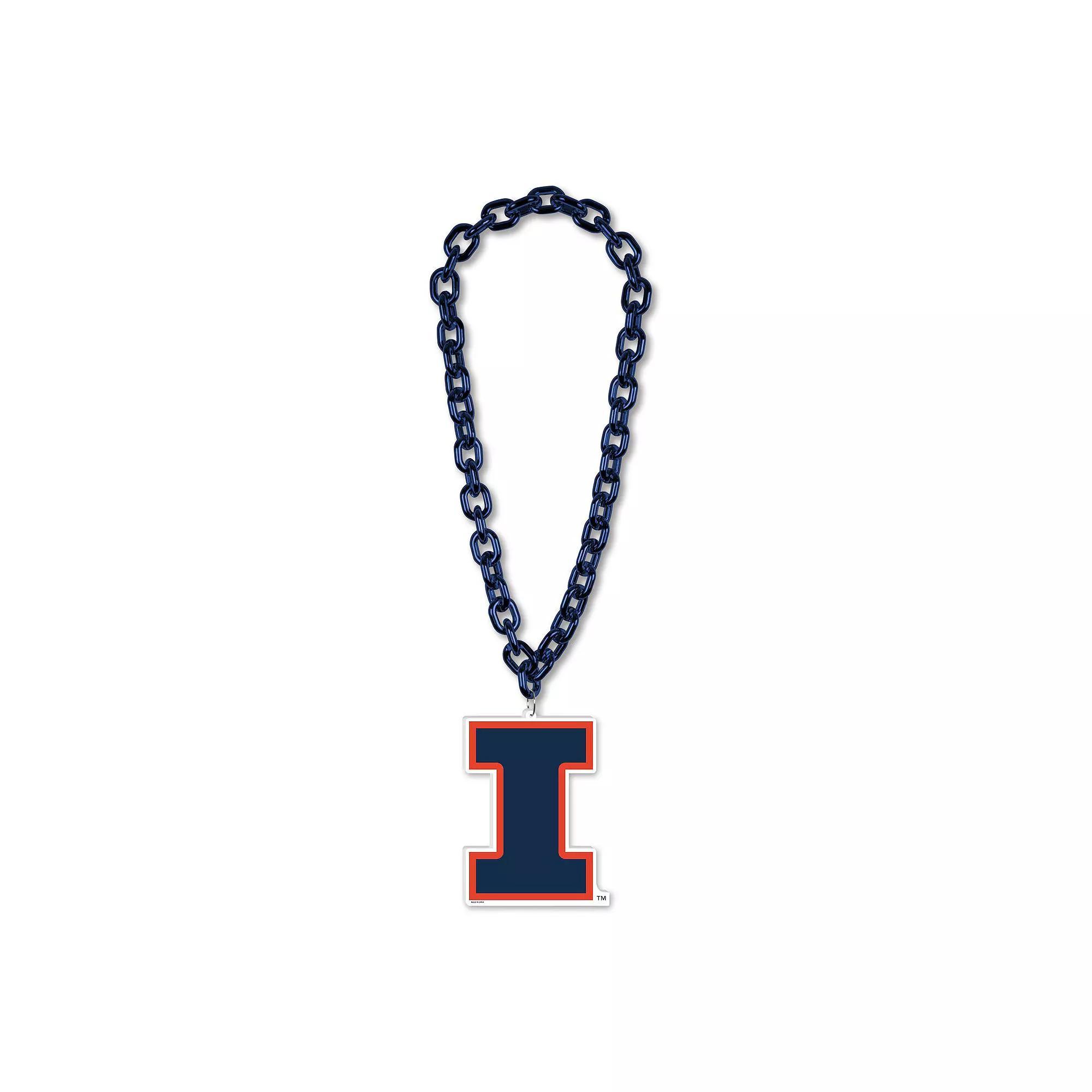 WinCraft Illinois Fighting Illini Big Chain Logo Necklace, Men's, Team Product Image