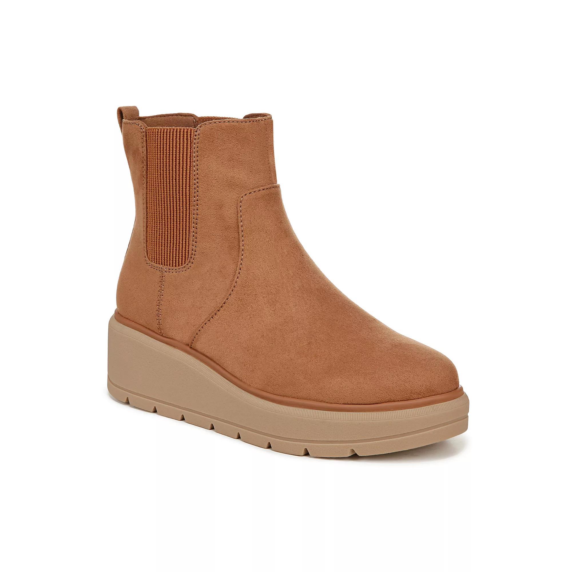 Dr. Scholl's Nice Day Max Women's Wedge Boots, Size: 6, Honey Brown Product Image