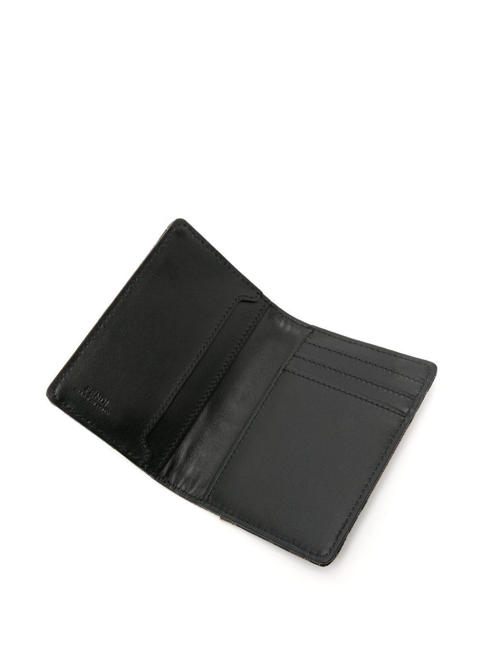 FF-jacquard leather wallet Product Image
