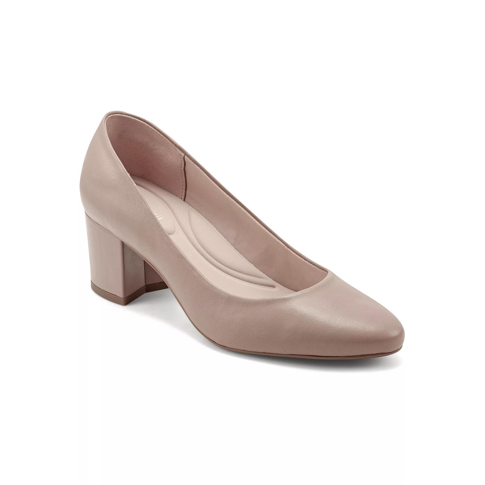 Easy Spirit Cosma E-Flex Women's Block Heel Pumps, Size: 9.5, Natural Product Image