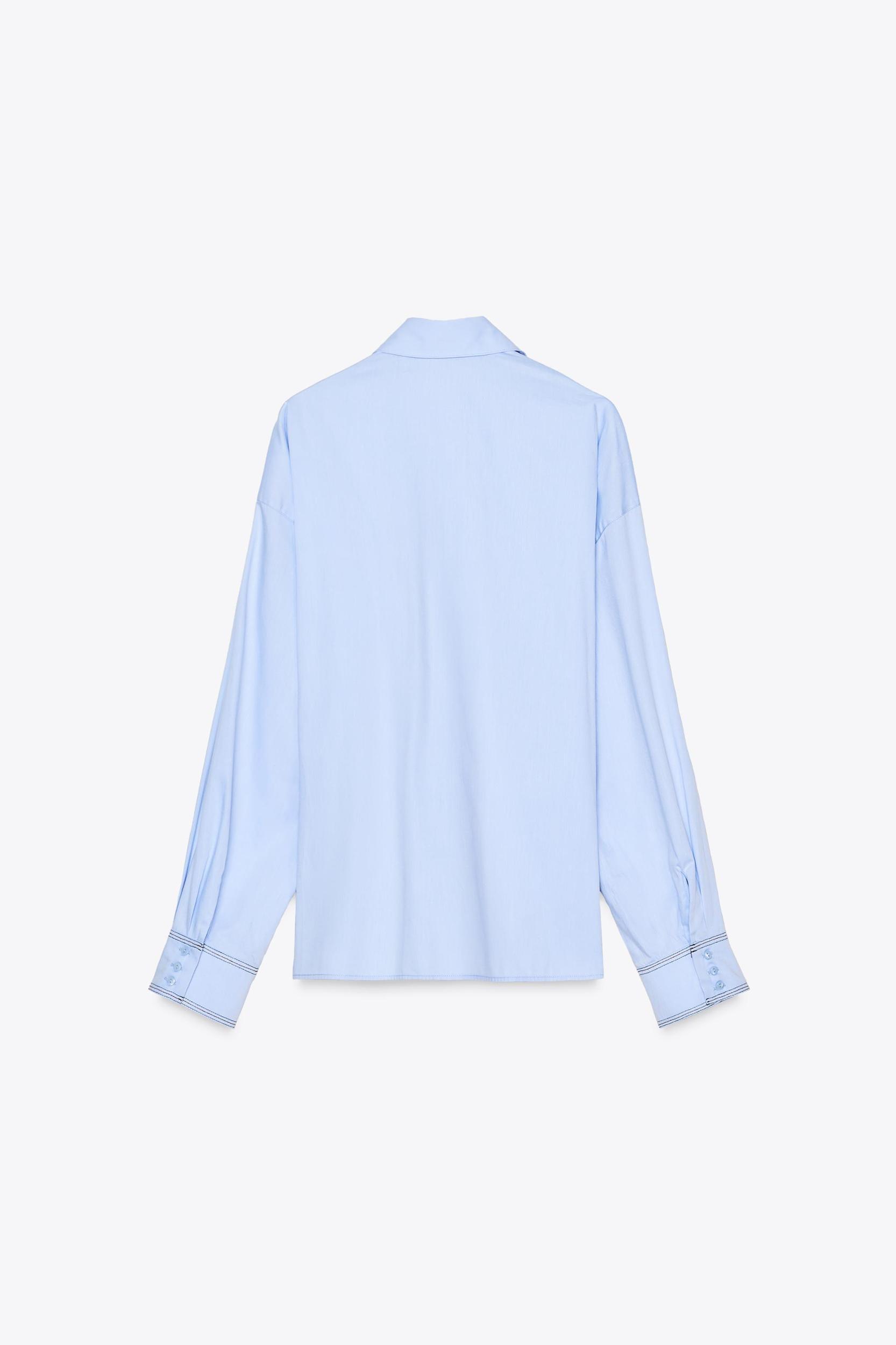 OXFORD SHIRT WITH ADJUSTABLE WAIST Product Image