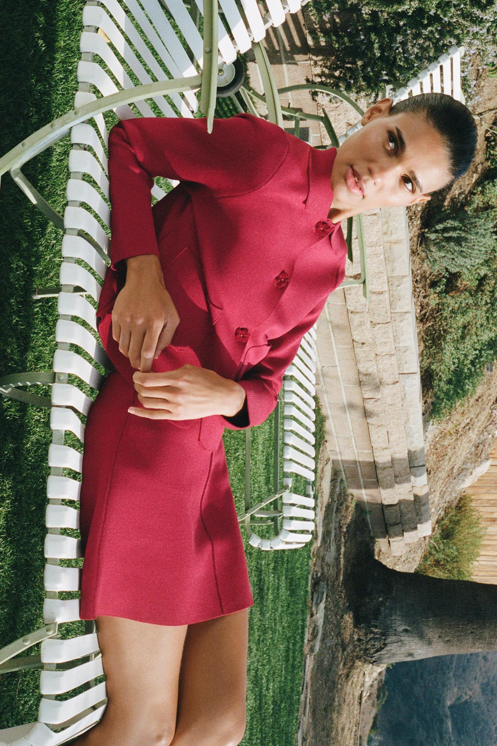 BASIC KNIT MINI SKIRT Product Image