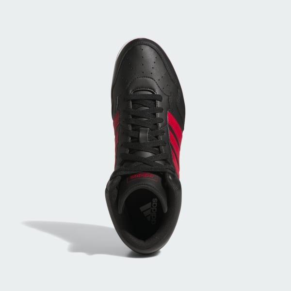 adidas Hoops 4.0 Mid Sportswear Men's Basketball Shoes, Size: 6, Black Team Victory Red Product Image