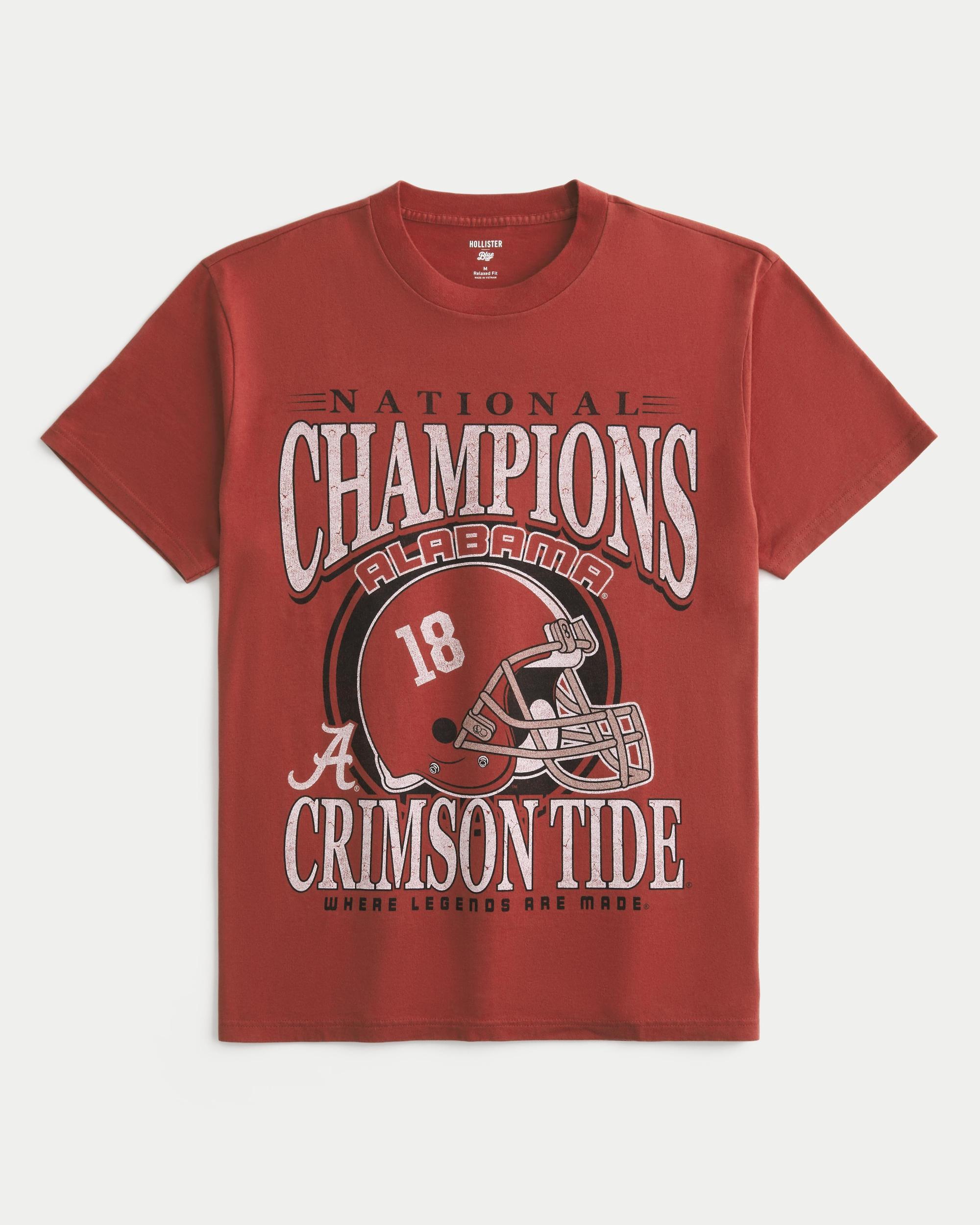 Relaxed Alabama Crimson Tide Football Graphic Tee Product Image