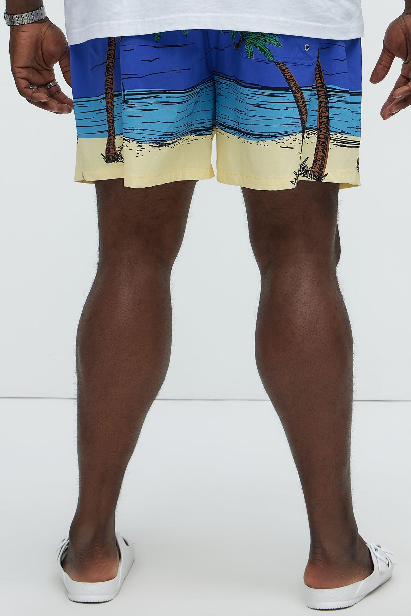 Jamaican Shore Swim Trunk - Blue Product Image