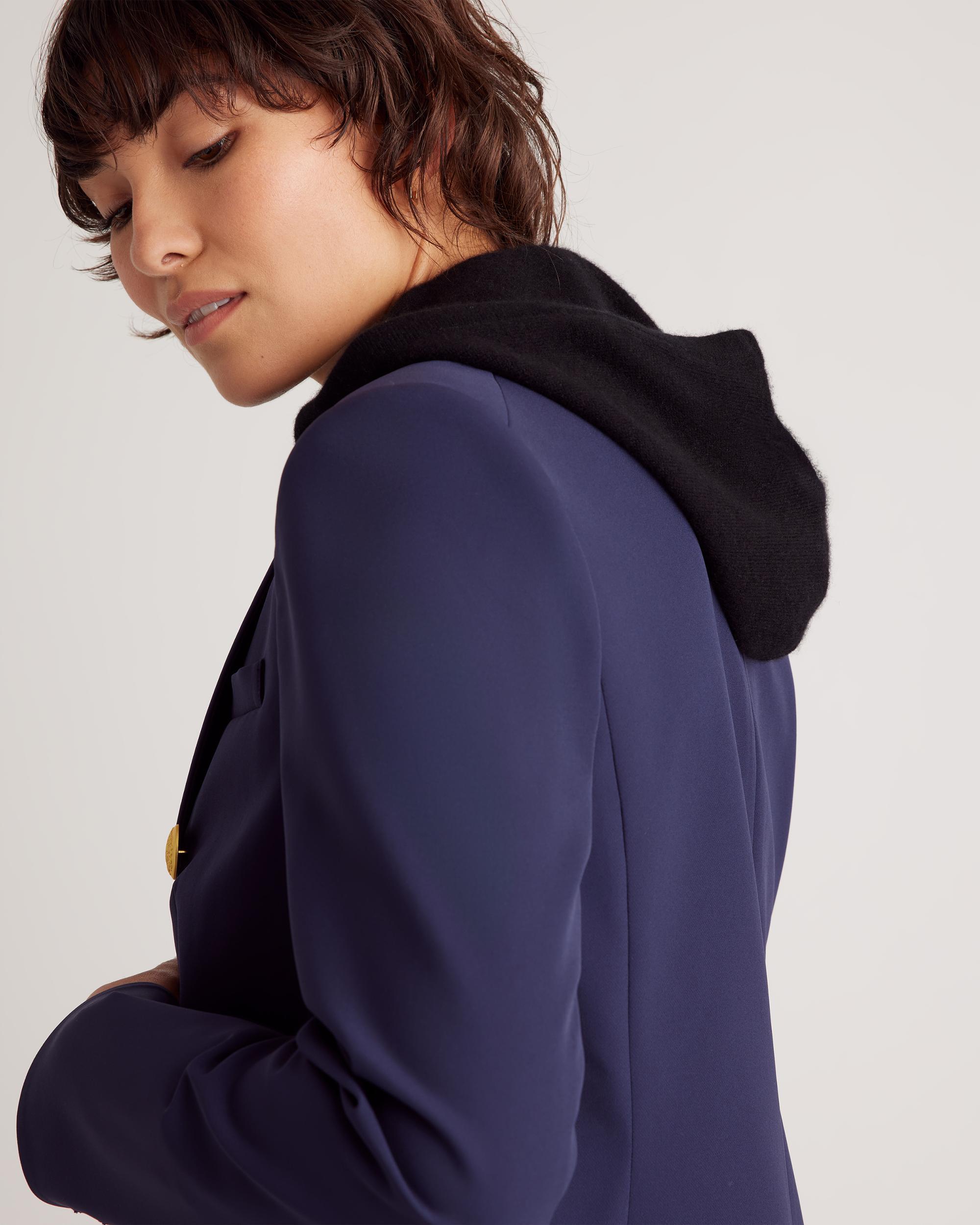 Quince | Women's 100% Mongolian Cashmere Hoodie Blazer Insert Size XS/Small/M Product Image