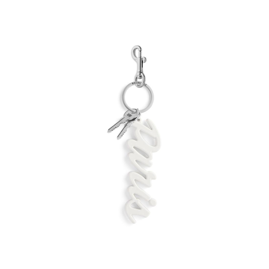 Charm/keychain Paris in White Product Image