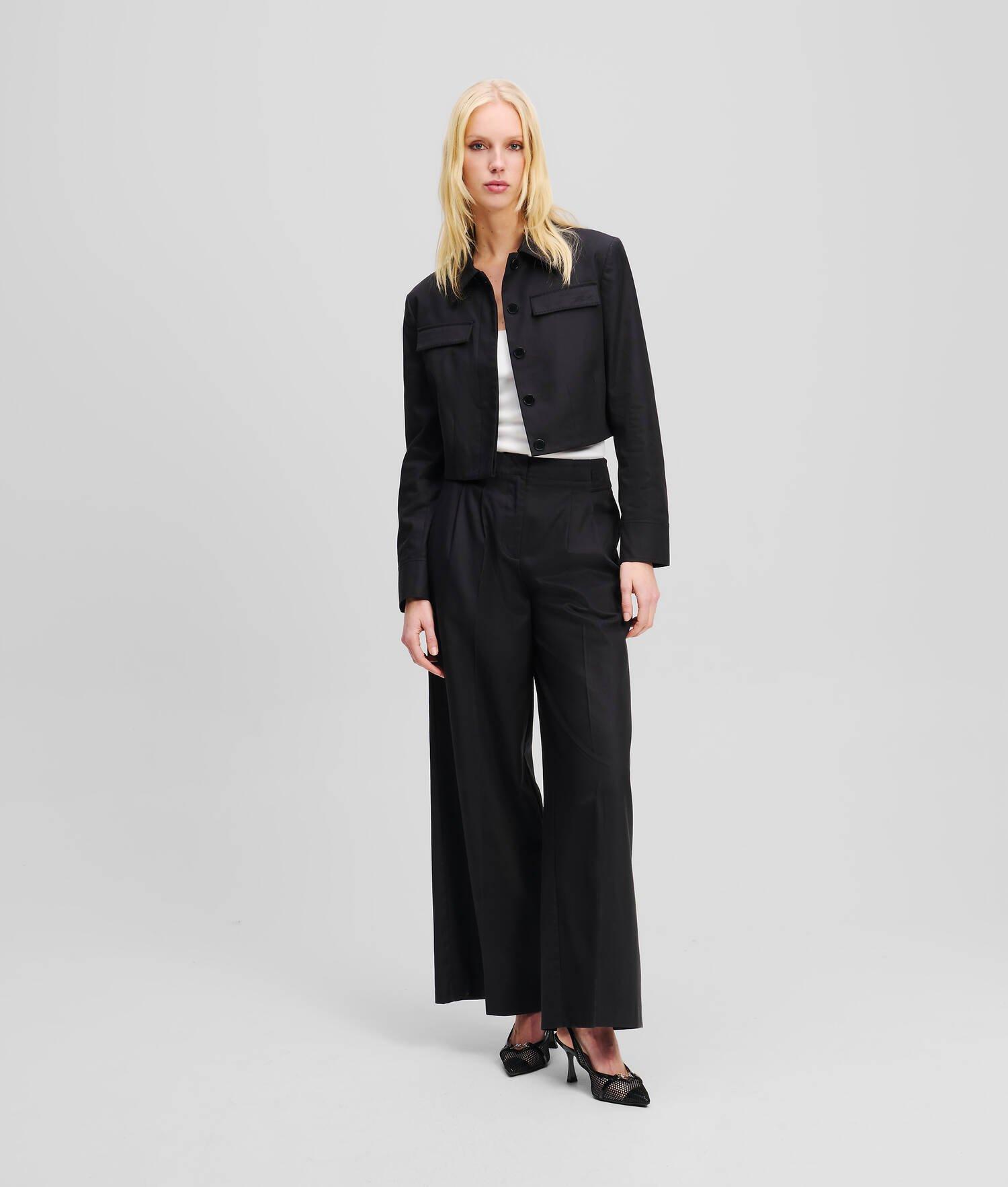 CROPPED BLOUSON JACKET Product Image