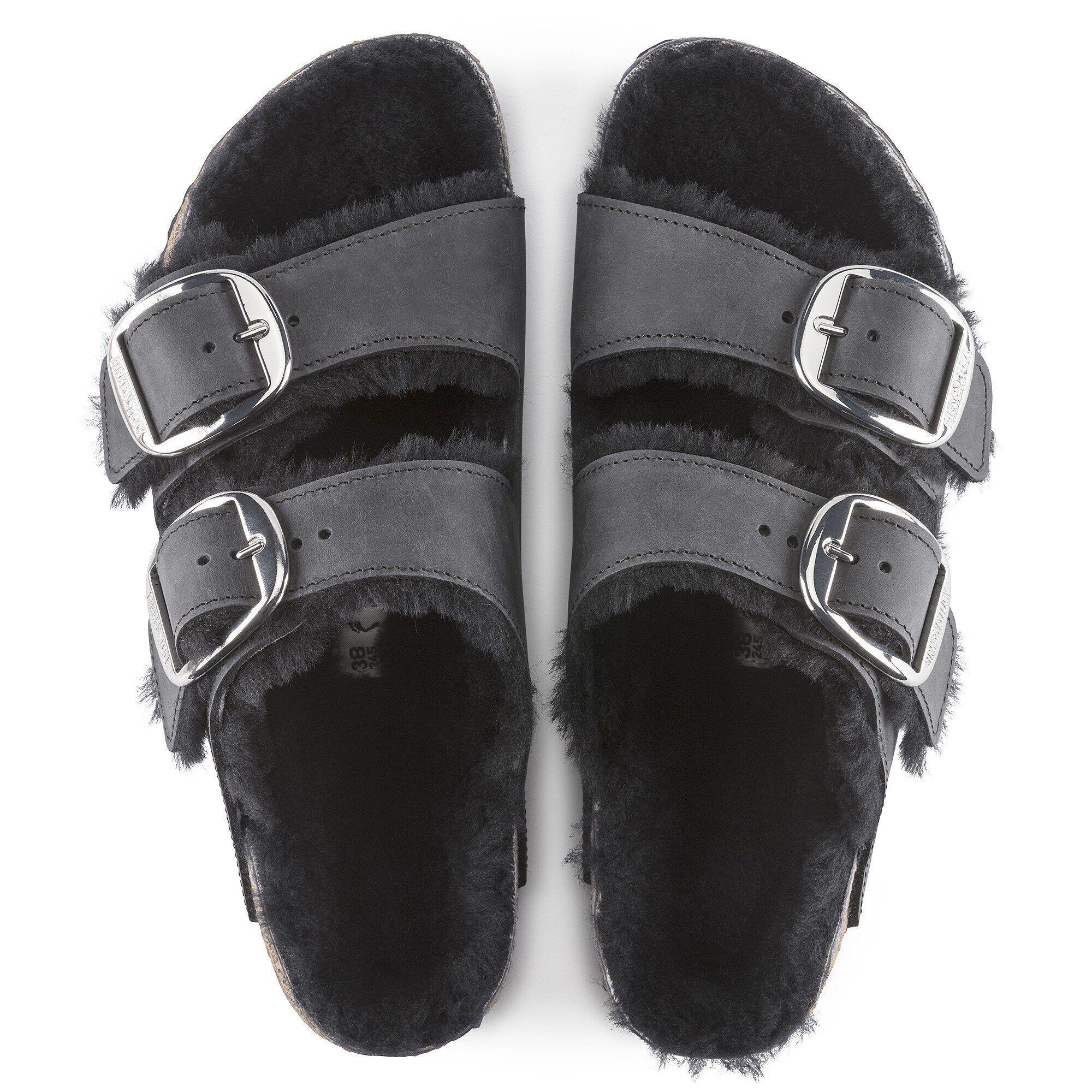 Arizona Big Buckle Shearling Natural Leather Oiled Product Image