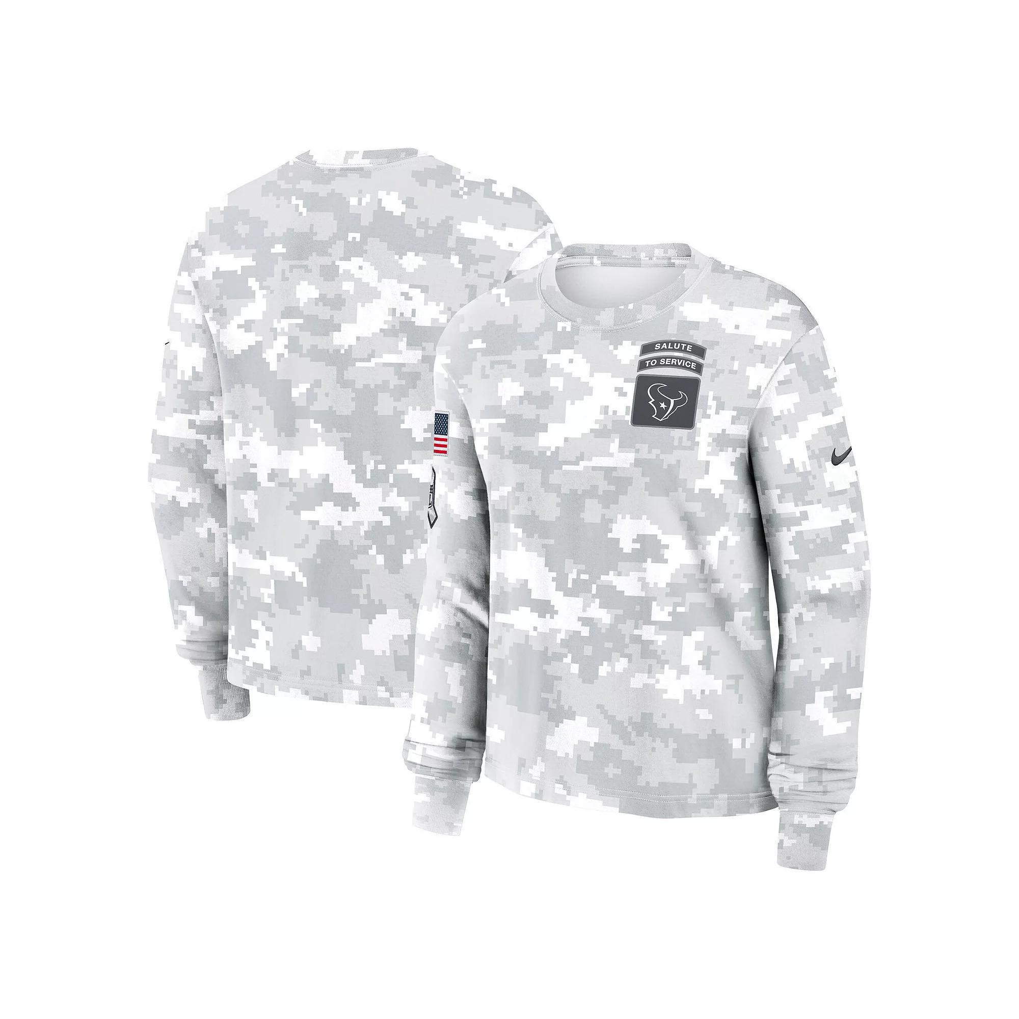 Green Bay Packers Salute to Service Edge Lockup Nike Women's Dri-FIT NFL Long-Sleeve T-Shirt Product Image