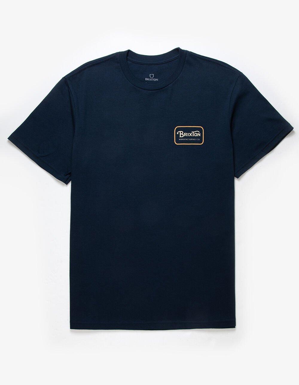 BRIXTON Grade Mens Tee - NAVY Product Image