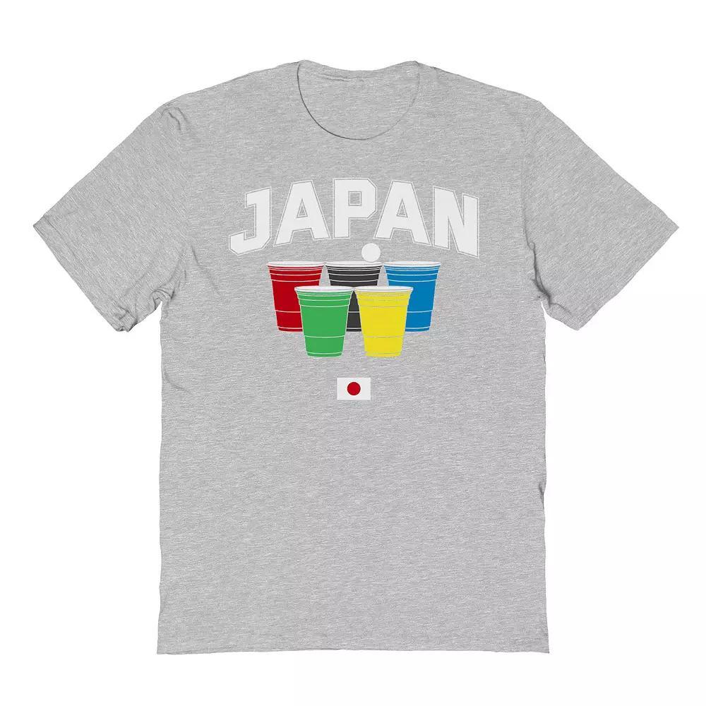 Men's Japan Solo Cups Graphic Tee, Size: Small, Sport Gray Product Image