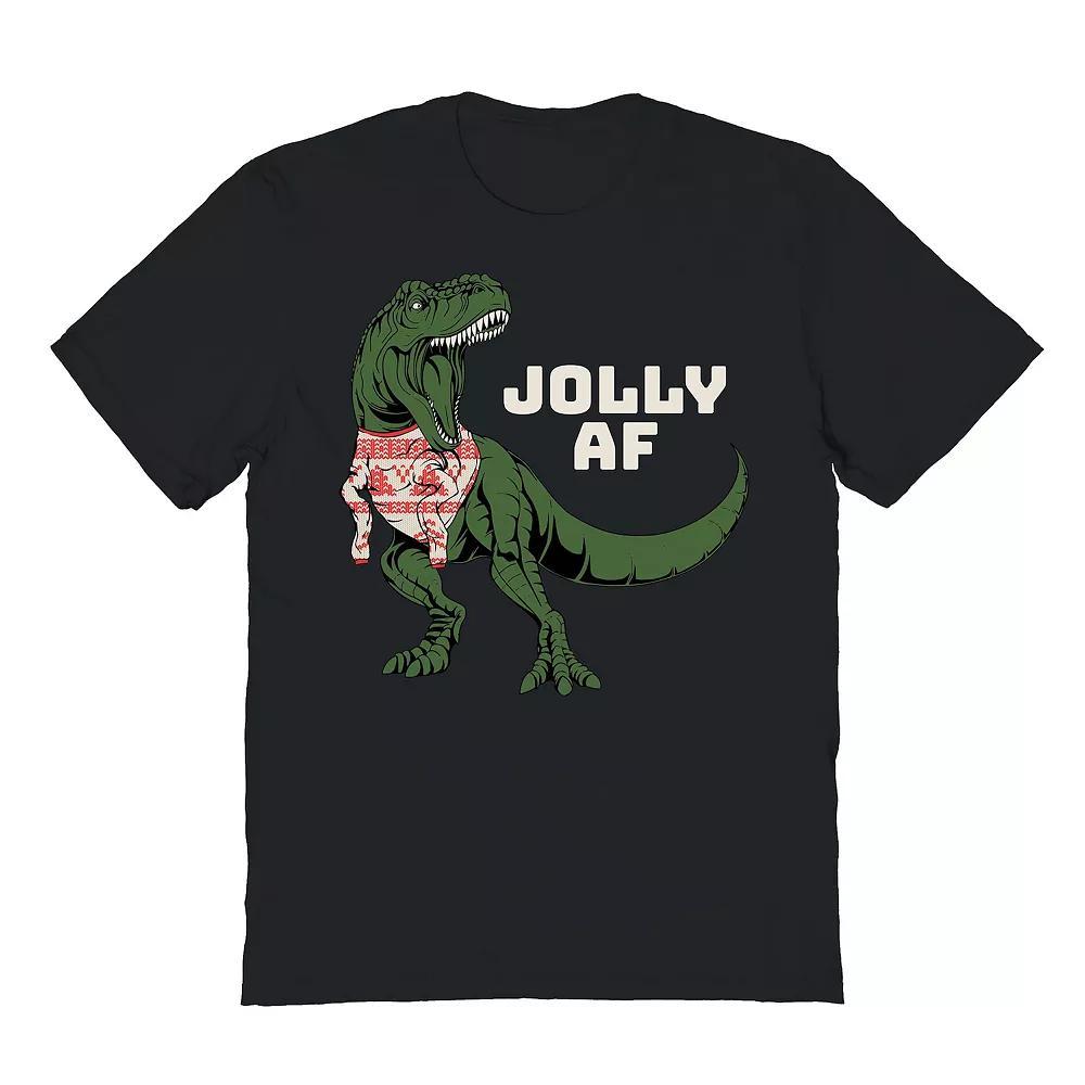 Men's Jolly Af Graphic Tee, Size: Large, Black Product Image