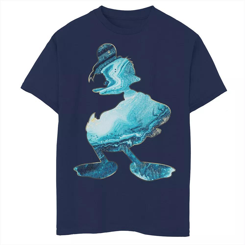Disney's Donald Duck Boys 8-20 Paint Pour Portrait Tee, Boy's, Size: Small, Blue Product Image