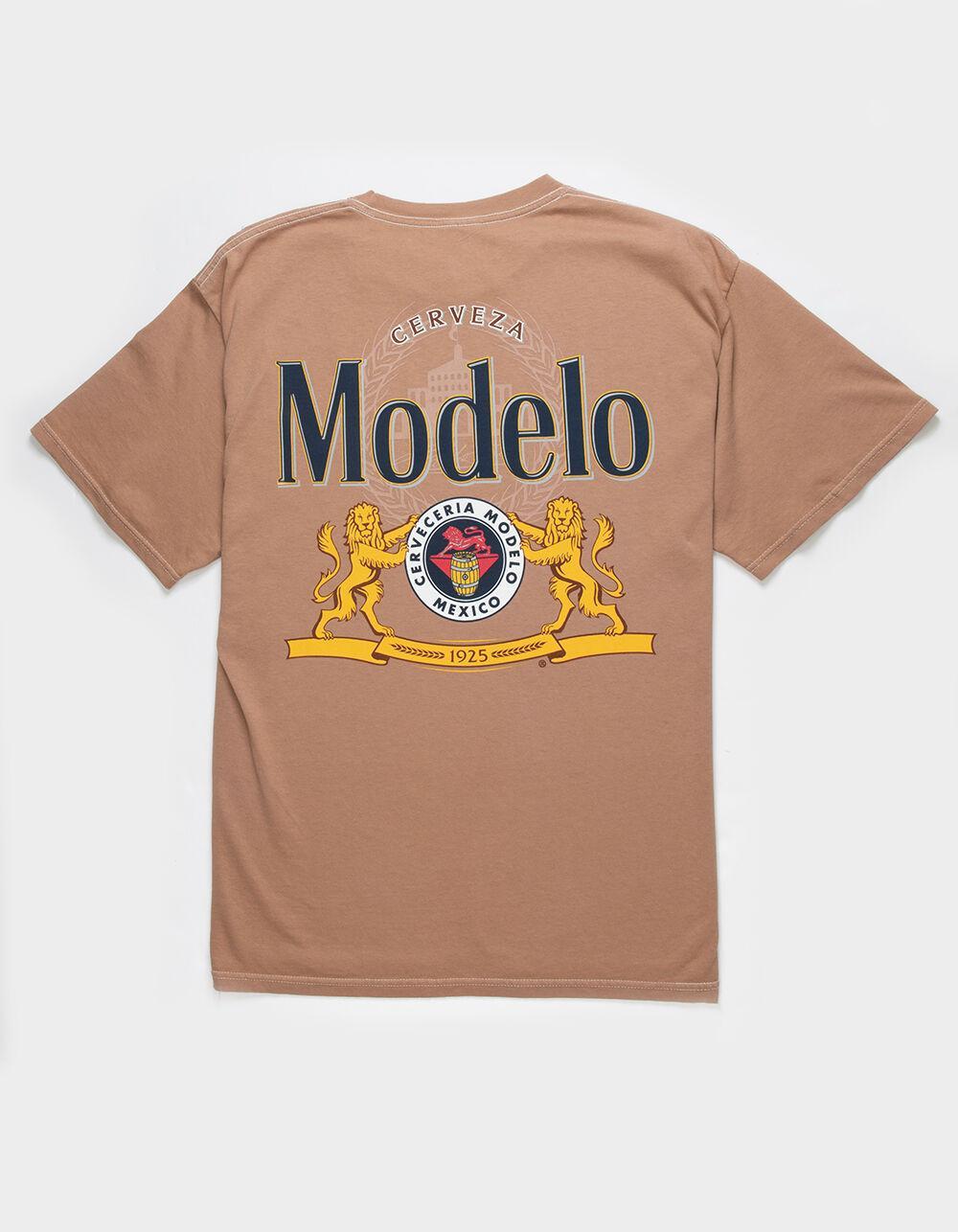 MODELO Logo Mens Tee - BROWN Product Image