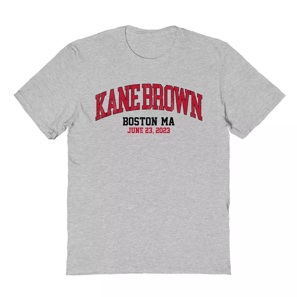 Men's Kane Brown Boston Graphic Tee, Size: Small, Sport Gray Product Image