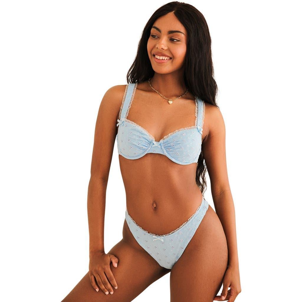 Dippin Daisys Priscilla Underwire Bikini Top in Baby Blue at Nordstrom, Size X-Small Product Image