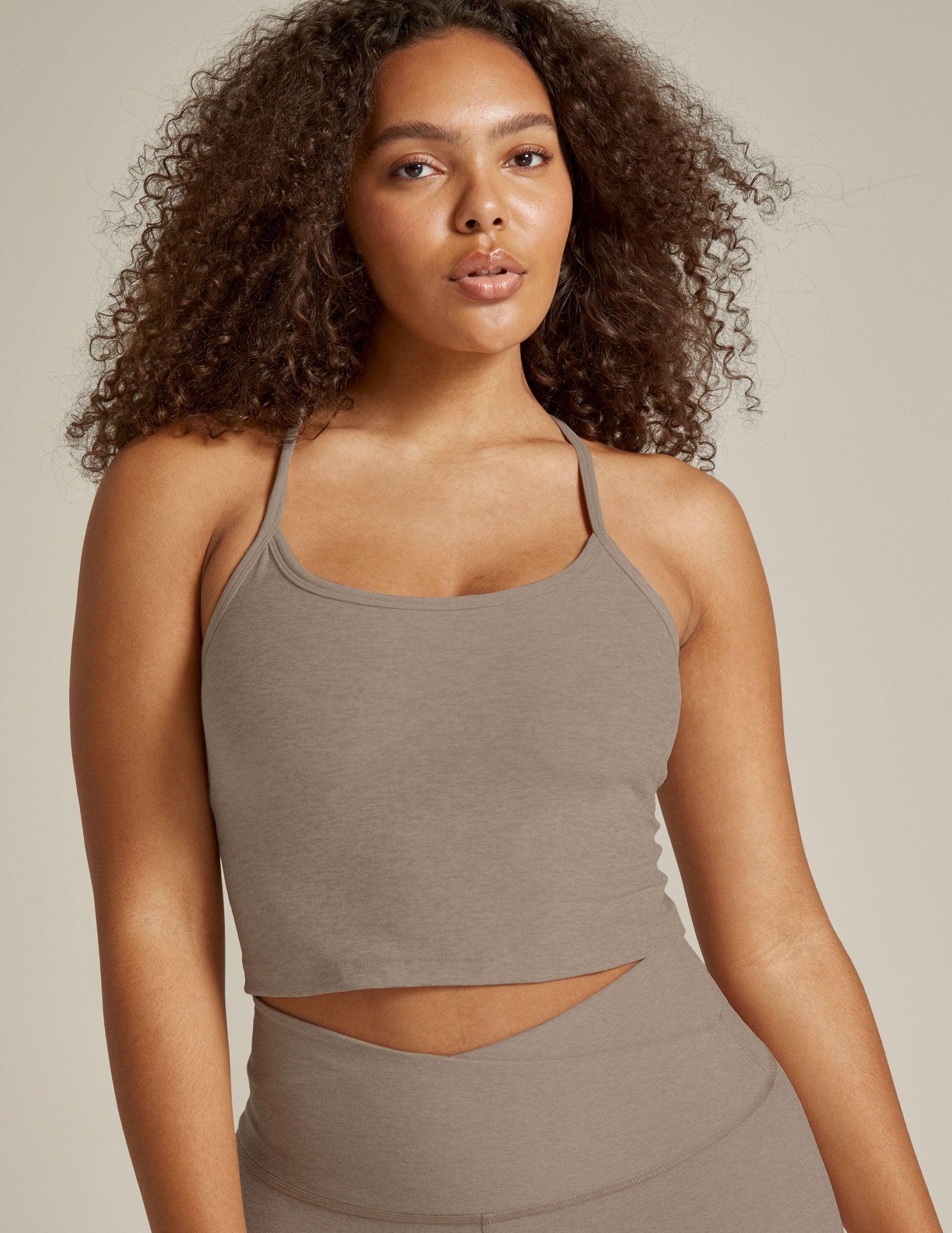 Spacedye Slim Racerback Cropped Tank Product Image