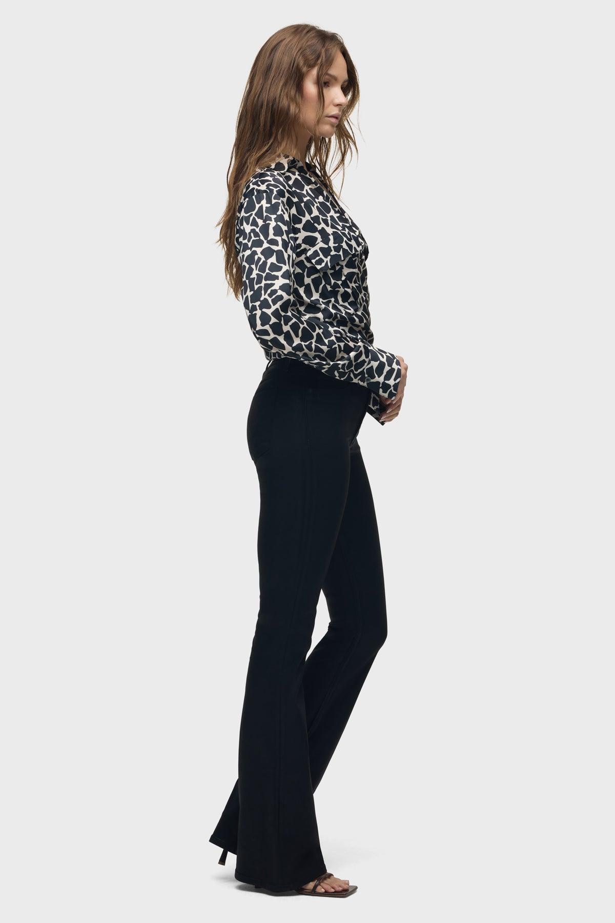 Long Sleeve Wrap Shirt Female Product Image