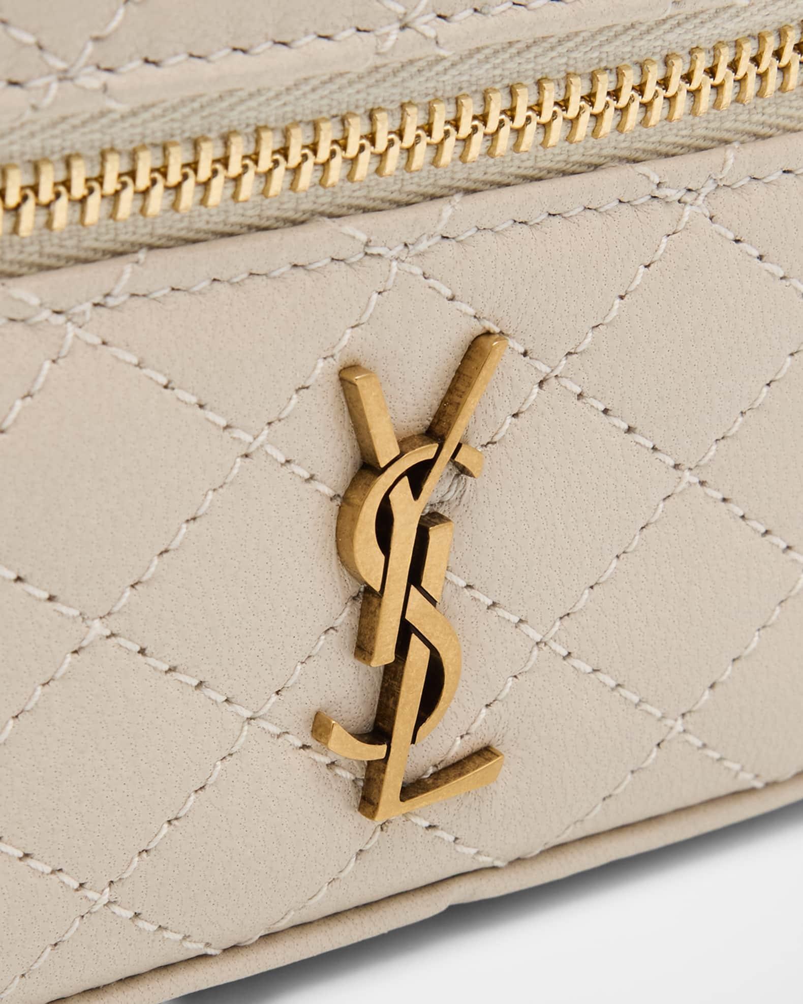 Micro Vanity Top-Handle Bag in Quilted Leather  Product Image