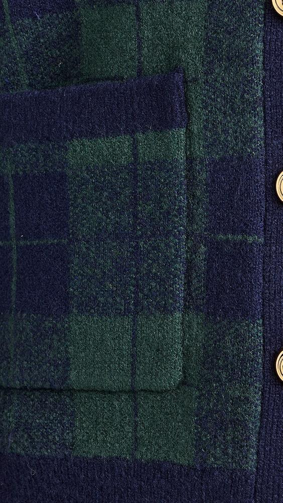 English Factory Check Cardigan | Shopbop Product Image