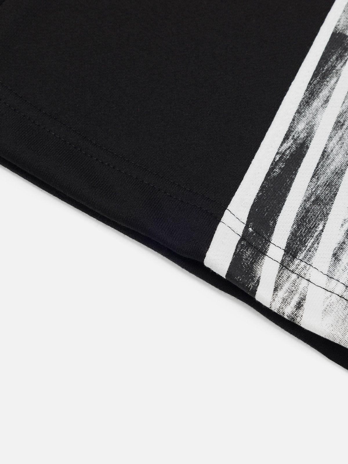 Aelfric Eden Contort Stripe Graphic Baggy Sweatpants Product Image