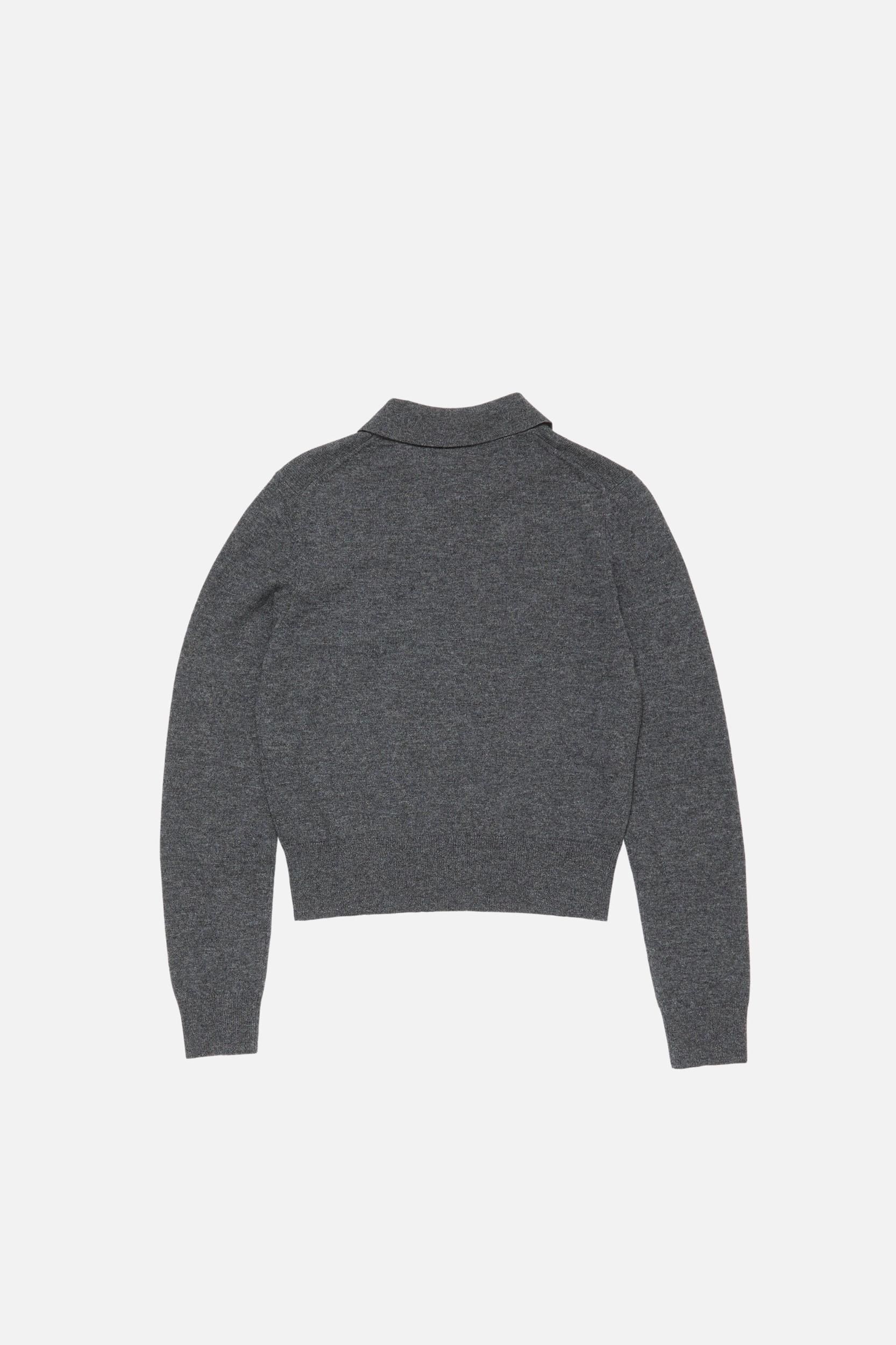Yak wool polo sweater Product Image