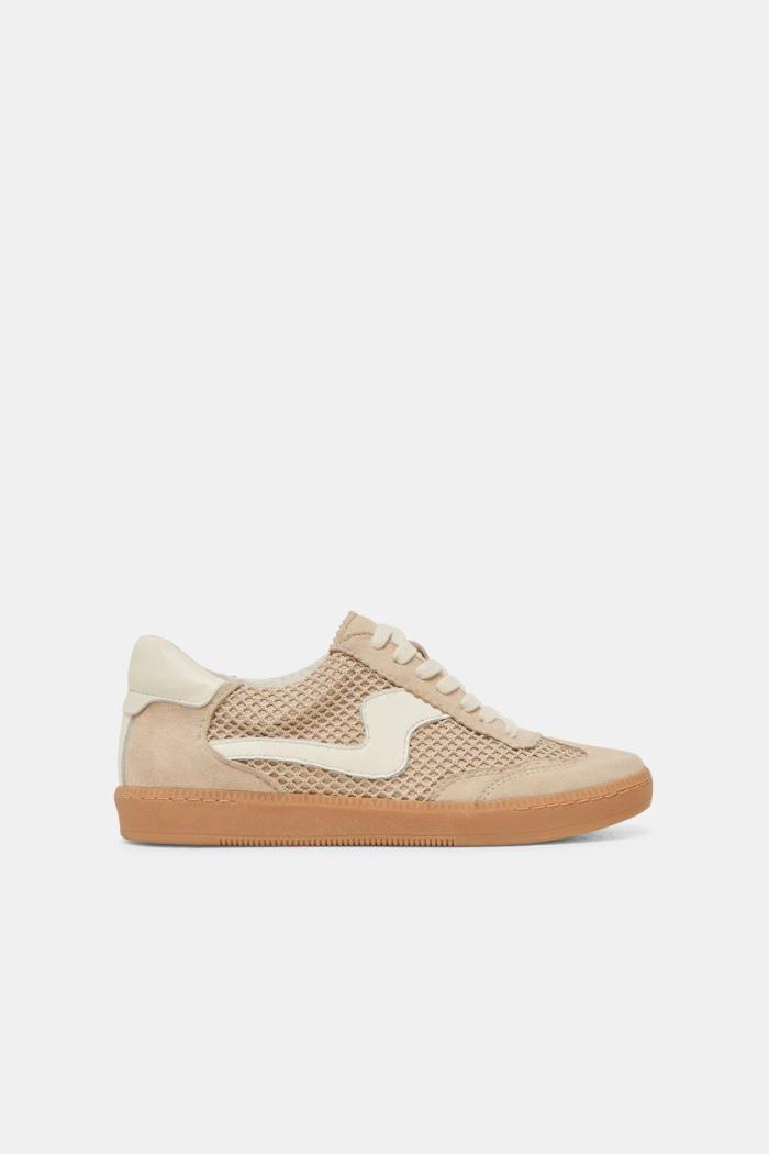 Notice Mesh Sneakers - Sesame Woven Mesh Product Image