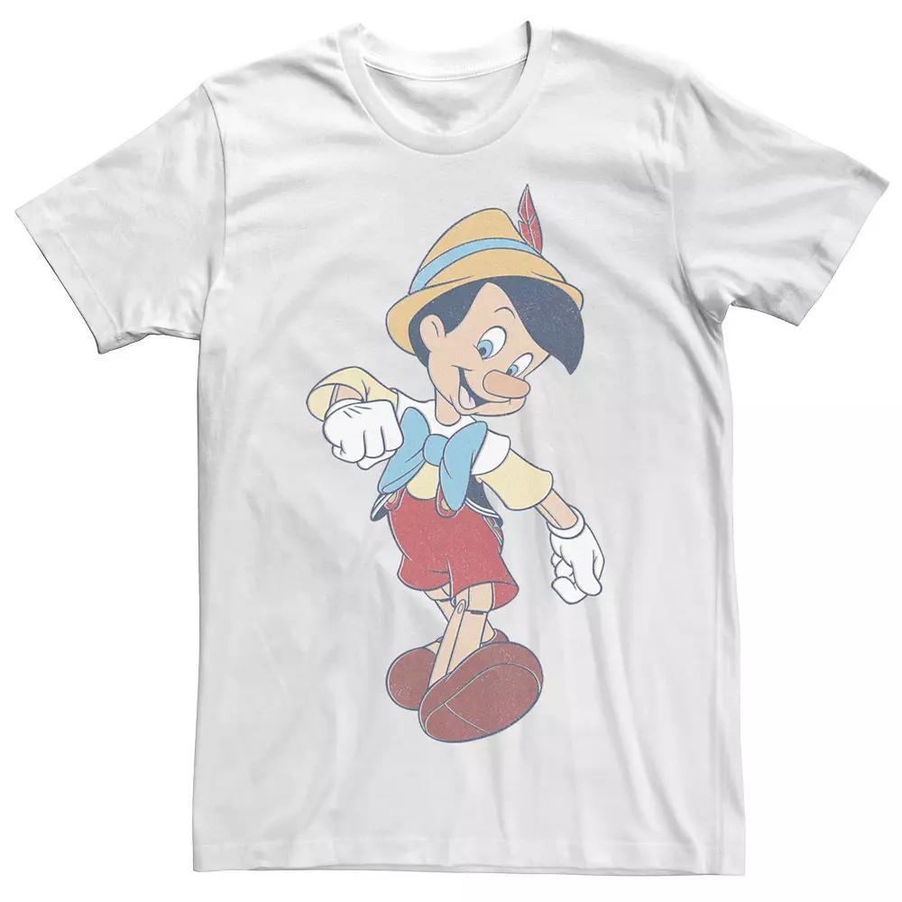 Big & Tall Disney Pinocchio Vintage Portrait Tee, Men's, Size: XXL Tall, White Product Image