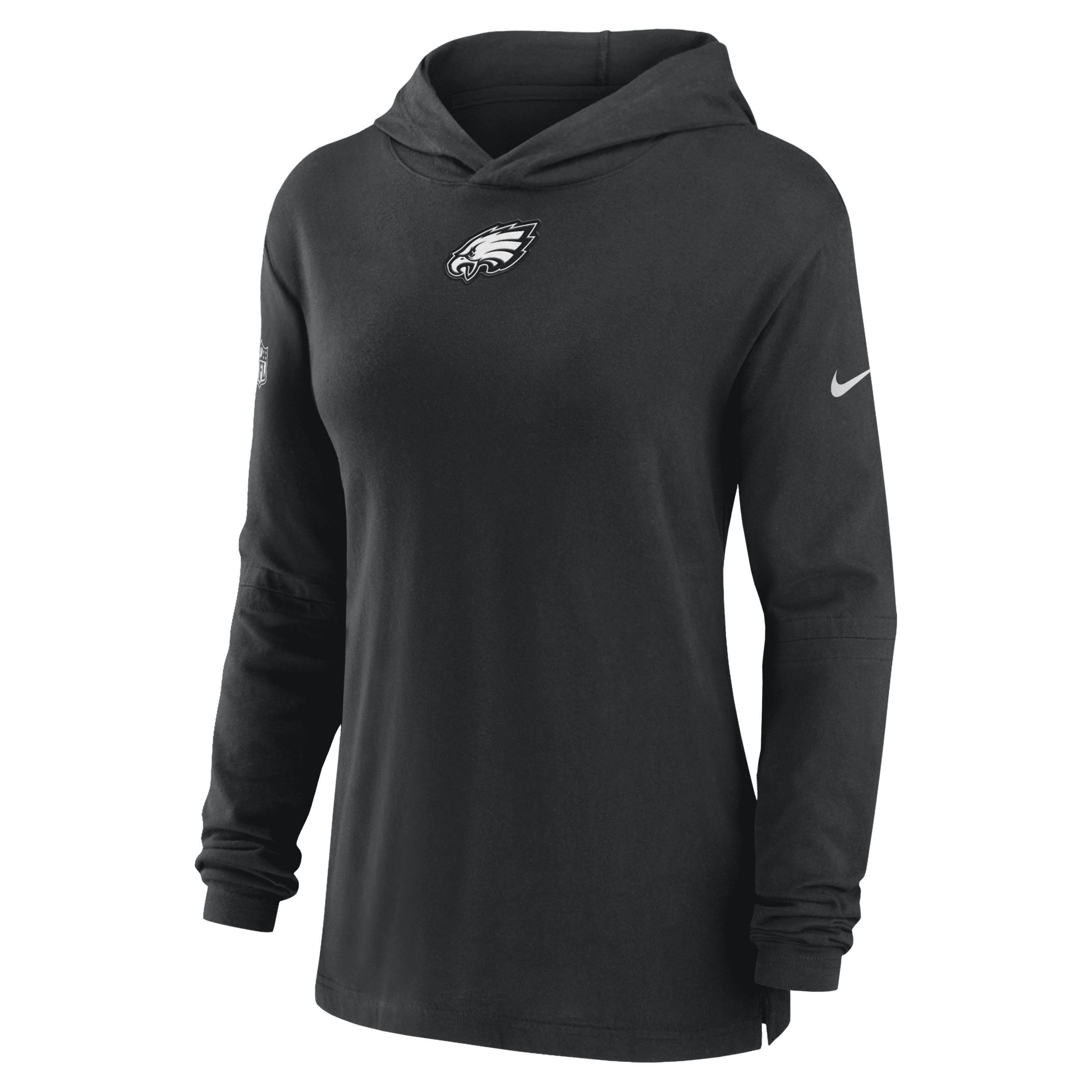 Womens Nike Royal Buffalo Bills Sideline Performance Long Sleeve Hoodie T-shirt Product Image