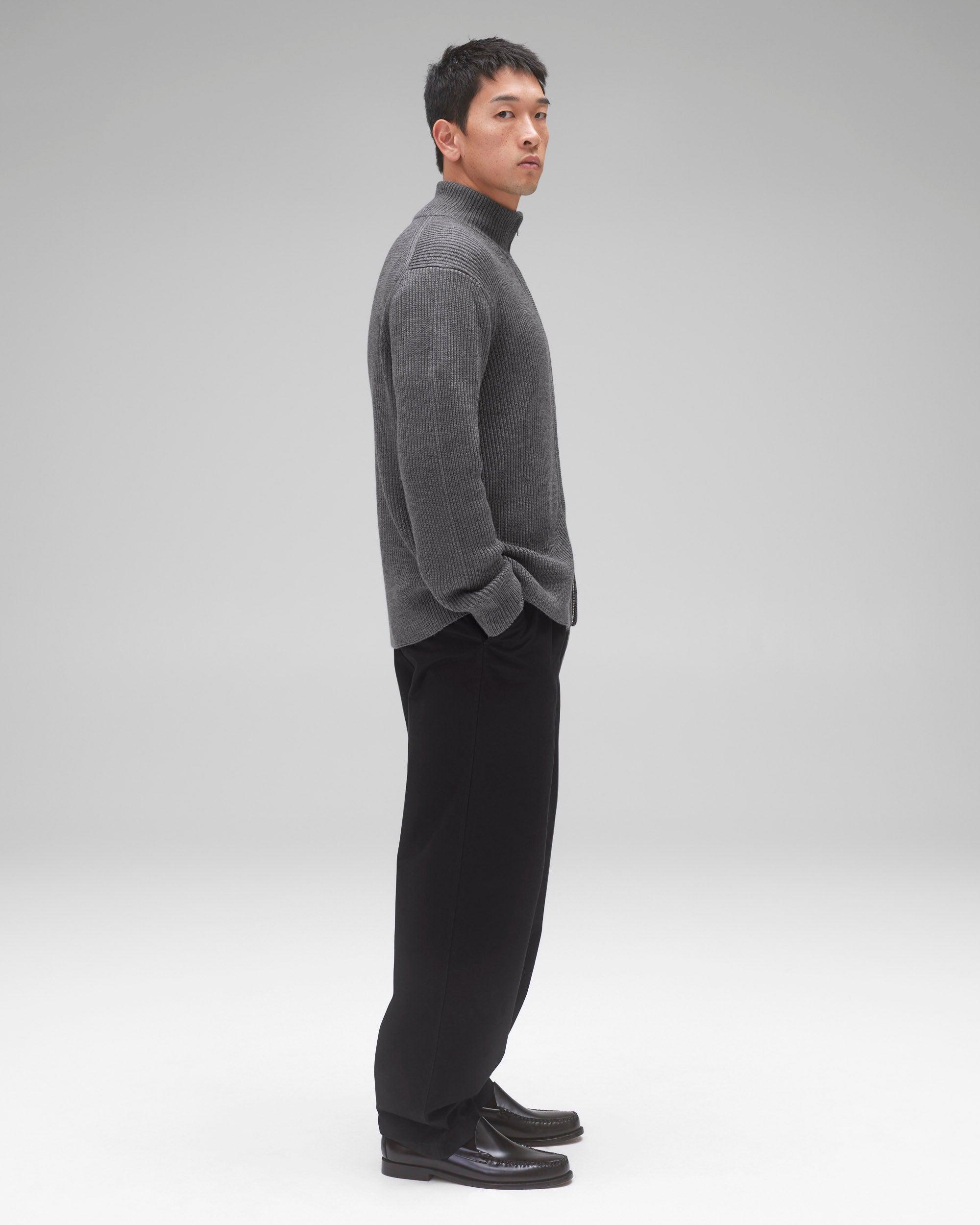 Merino Rib Vinnie Track Jacket Male Product Image