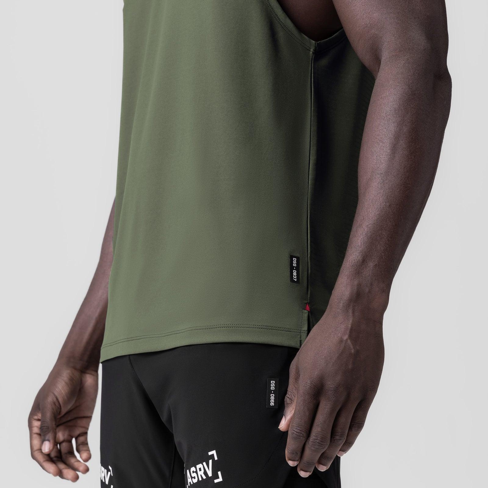 0837. 3D-Lite® 2.0 Lycra® Muscle Tank - Olive "RP" Product Image