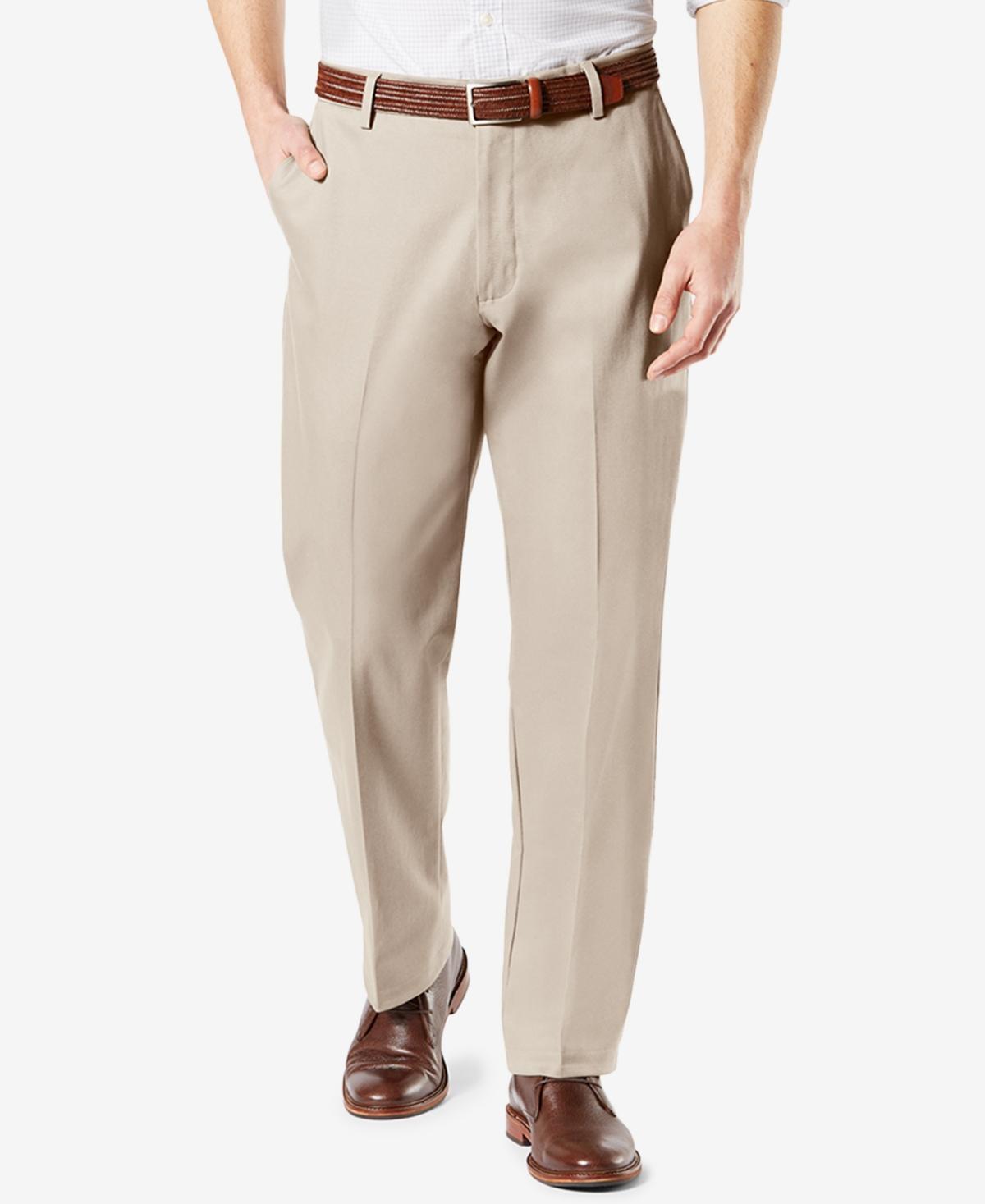 Dockers Classic Fit Signature Khaki Lux Cotton Stretch Pants D3 Men's Casual Pants Product Image