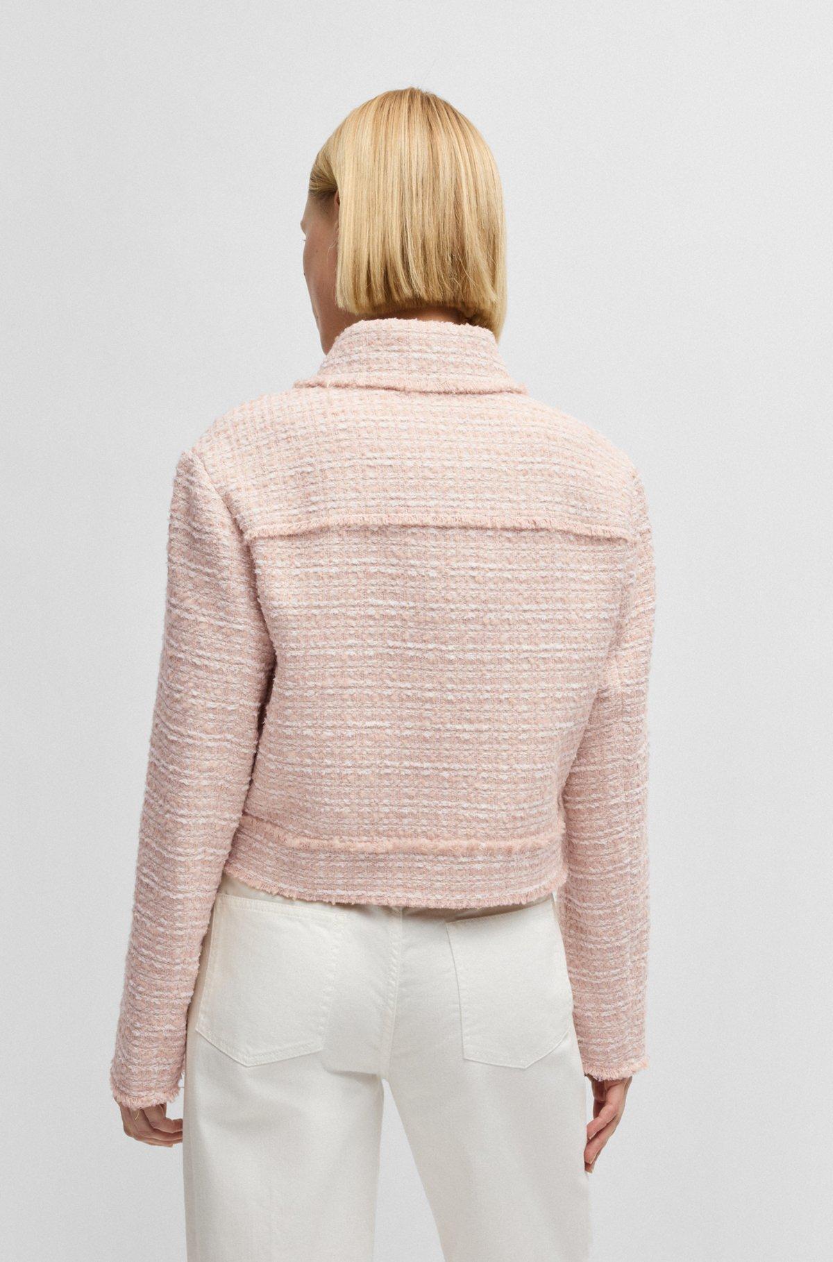 Regular-fit tweed jacket Product Image