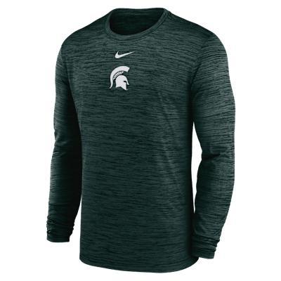 Michigan State Sideline Velocity Men's Nike Dri-FIT College Long-Sleeve T-Shirt Product Image