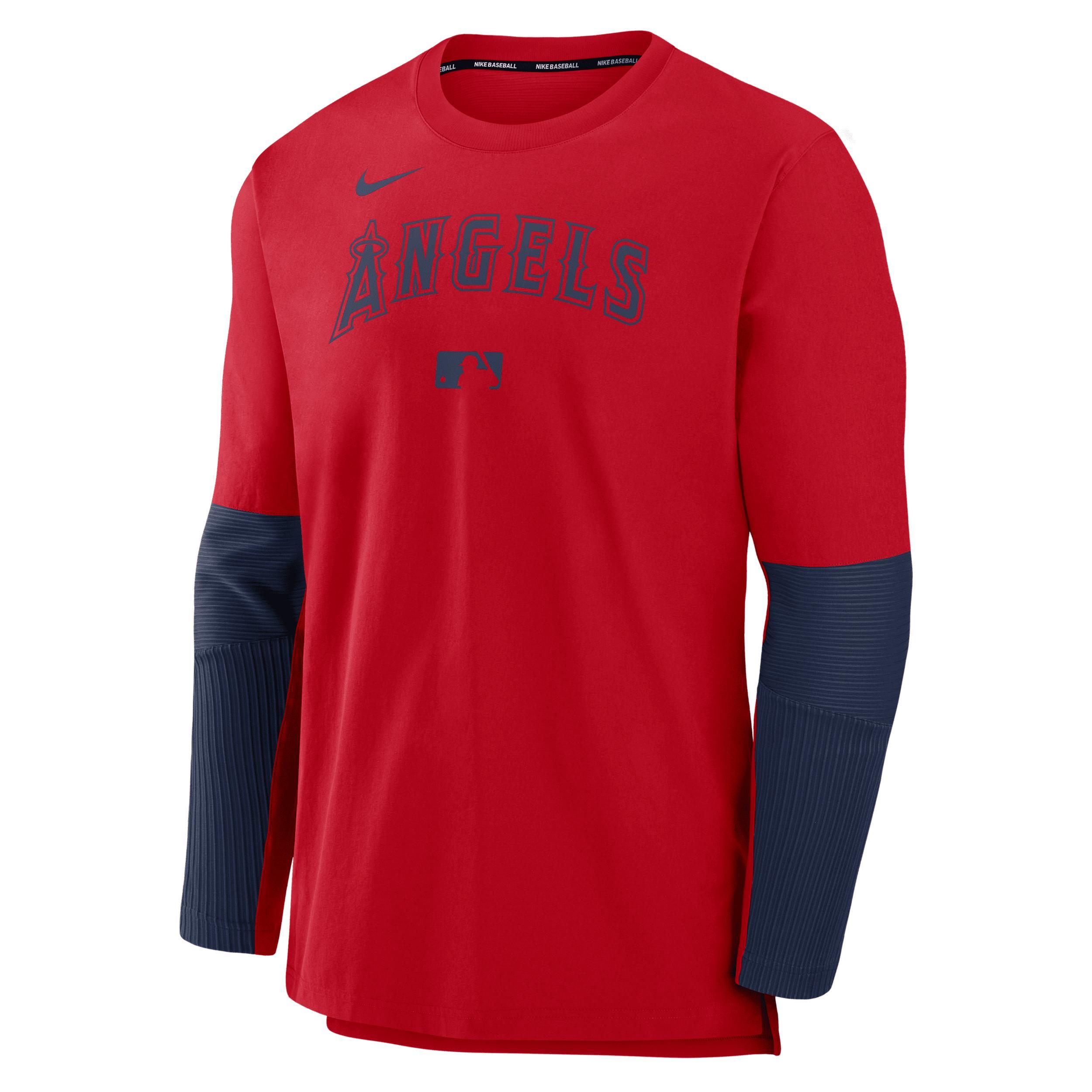 New York Mets Authentic Collection Player Nike Men's Dri-FIT MLB Pullover Jacket Product Image