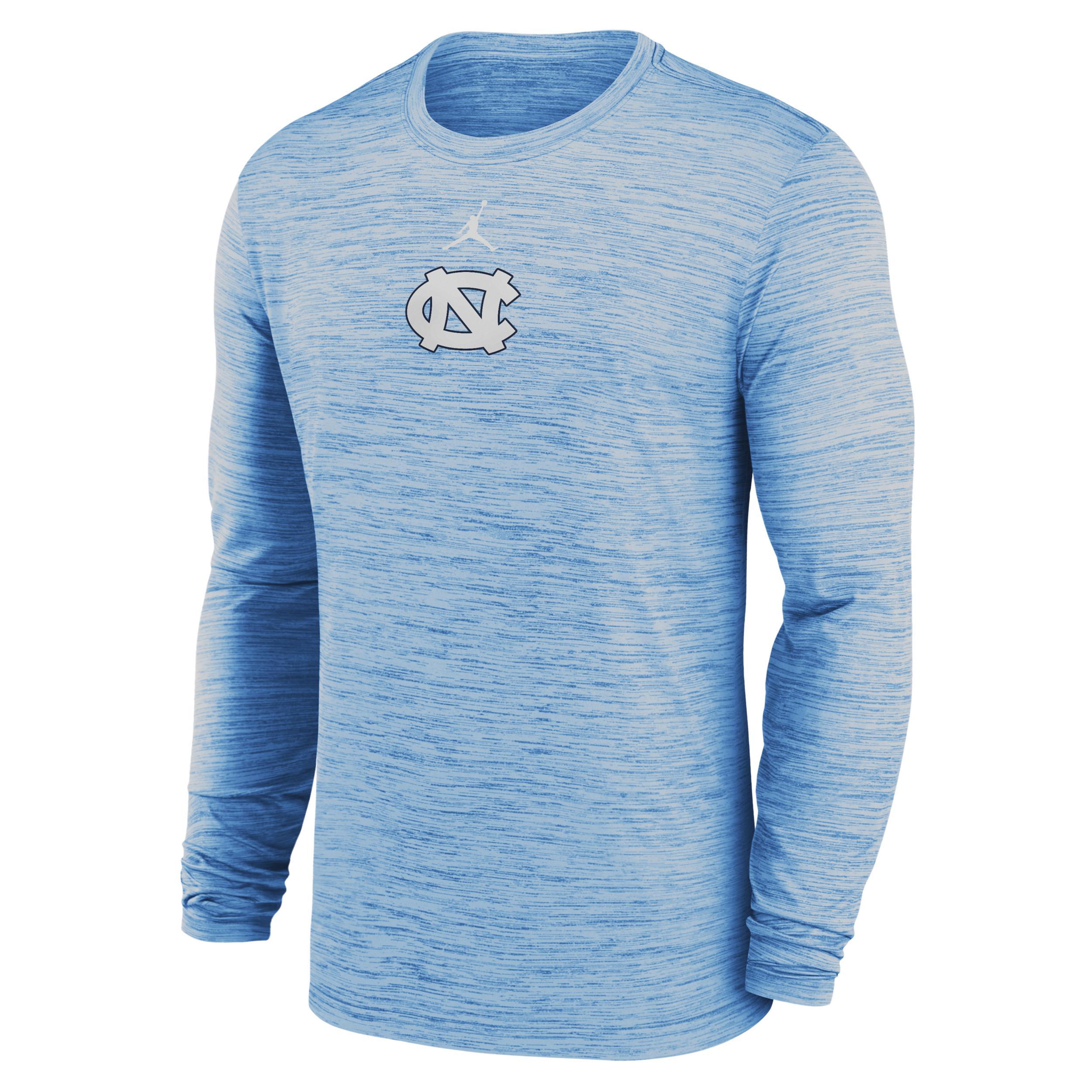 NIKE Men's  Powder Blue Los Angeles Chargers Sideline Team Velocity Performance Long Sleeve T-shirt Product Image