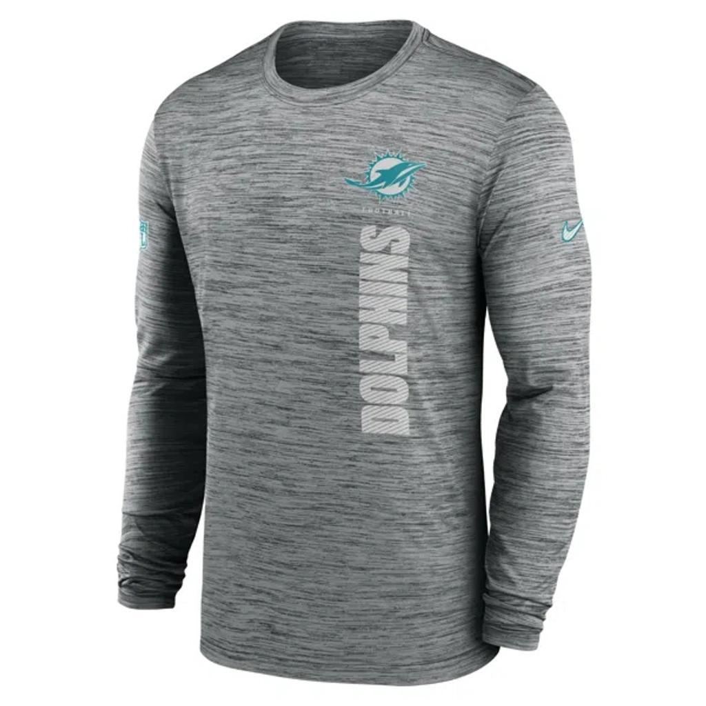 Men's North Carolina Sideline Velocity Jordan Brand Dri-FIT College Long-Sleeve T-Shirt Product Image