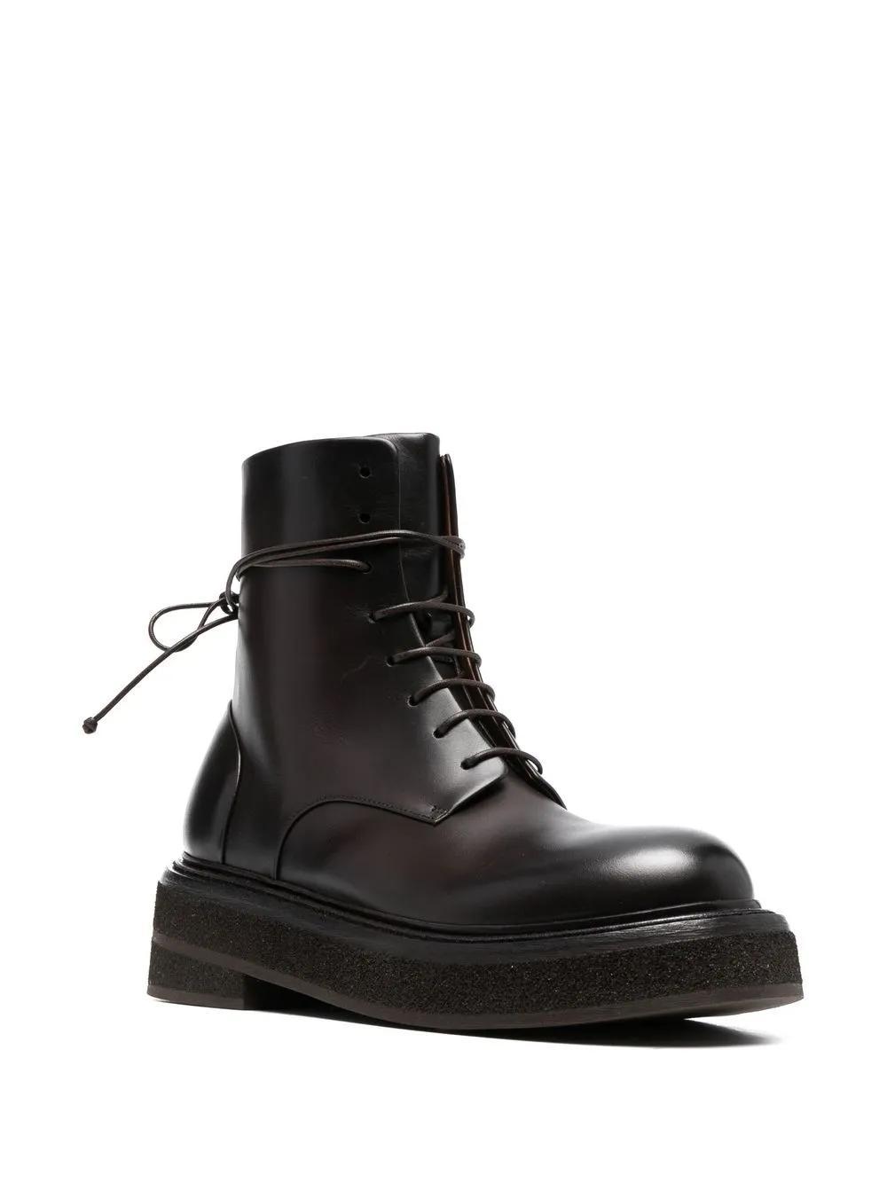 lace-up leather boots Product Image